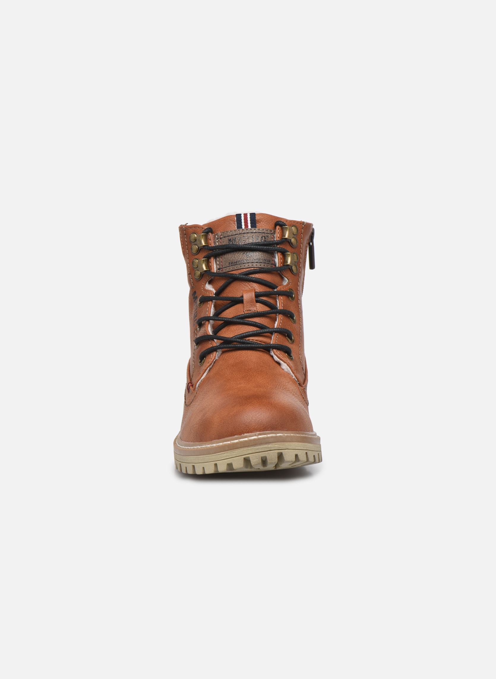 Botines con cordones Turin hombre marrón Mustang shoes Botines con cordones Turin hombre marrón Cognac