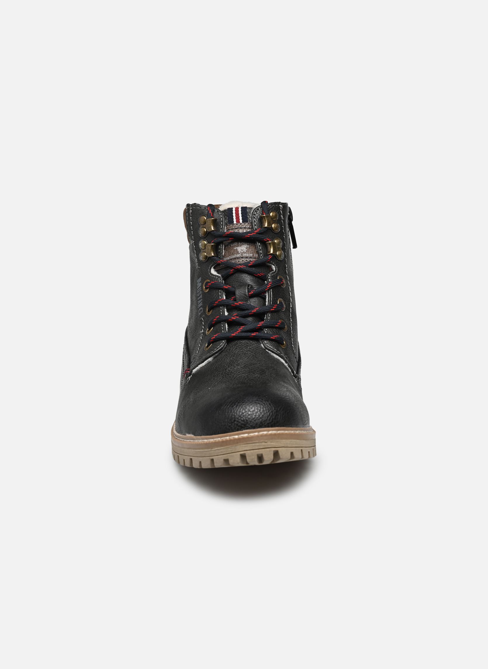 Geschnürte Stiefeletten Turin herren grau Mustang shoes Geschnürte Stiefeletten Turin herren grau Graphit