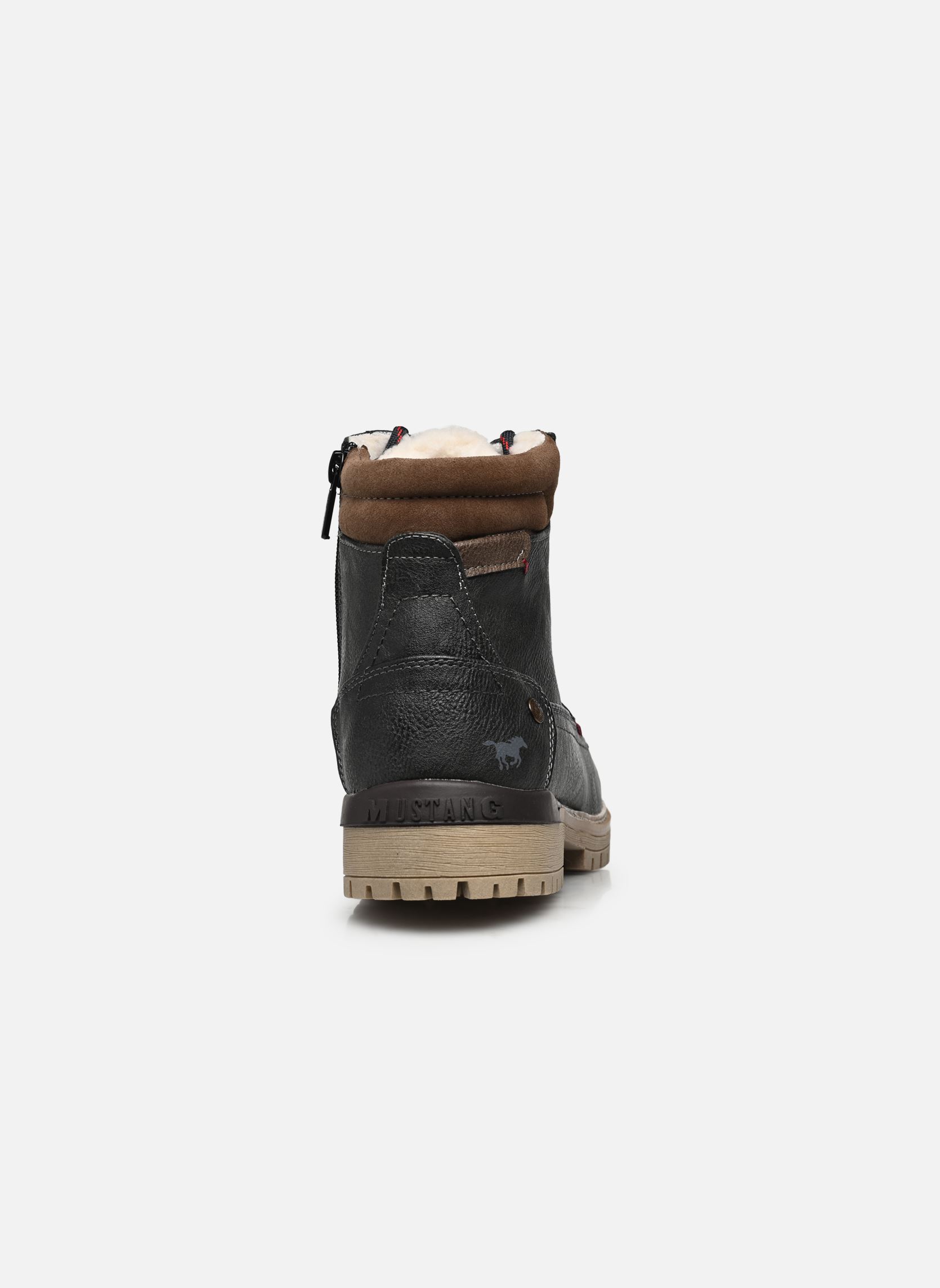 Geschnürte Stiefeletten Turin herren grau Mustang shoes Geschnürte Stiefeletten Turin herren grau Graphit