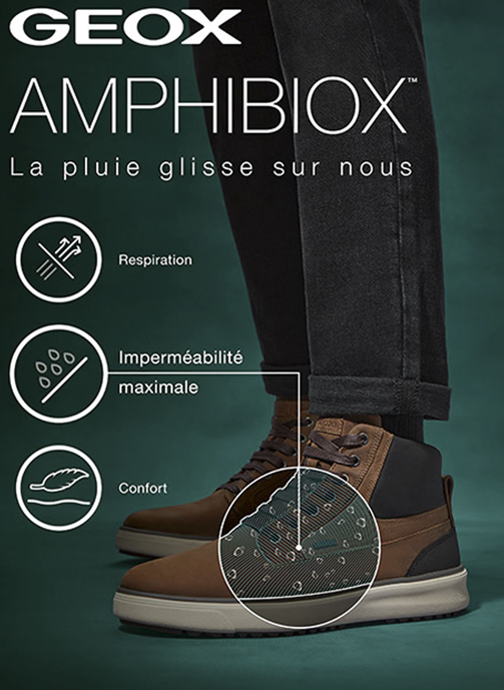 Baskets montantes U AERANTIS 4X4 B ABX homme marron Geox Baskets montantes U AERANTIS 4X4 B ABX homme marron Ochre