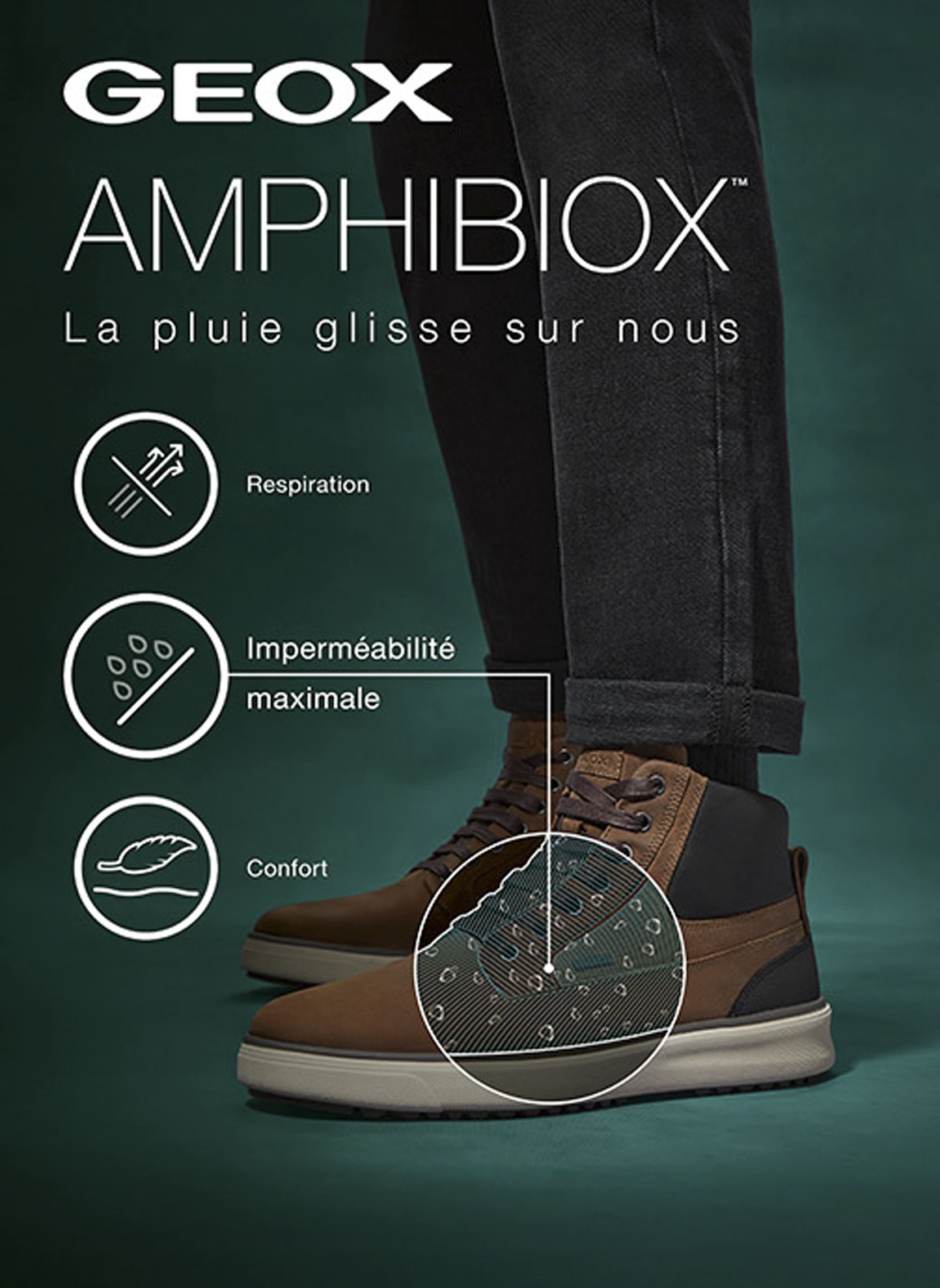 Knöchelhohe Sneaker U AERANTIS 4X4 B ABX herren braun Geox Knöchelhohe Sneaker U AERANTIS 4X4 B ABX herren braun OCHRE/DK COFFEE