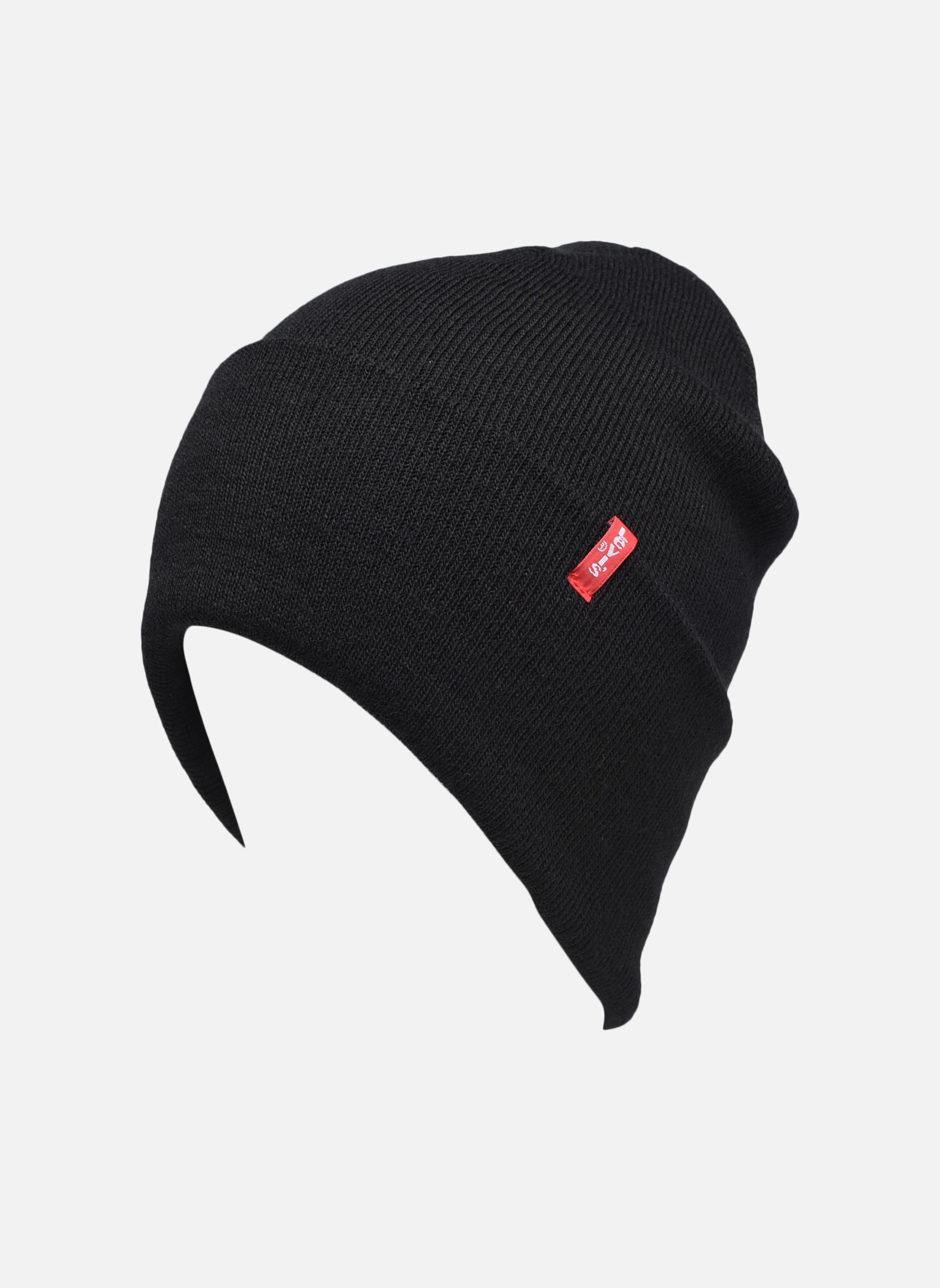 Mützen Slouchy Red Tab Beanie Levi's schwarz Levi's Mützen Slouchy Red Tab Beanie Levi's schwarz Regular Black