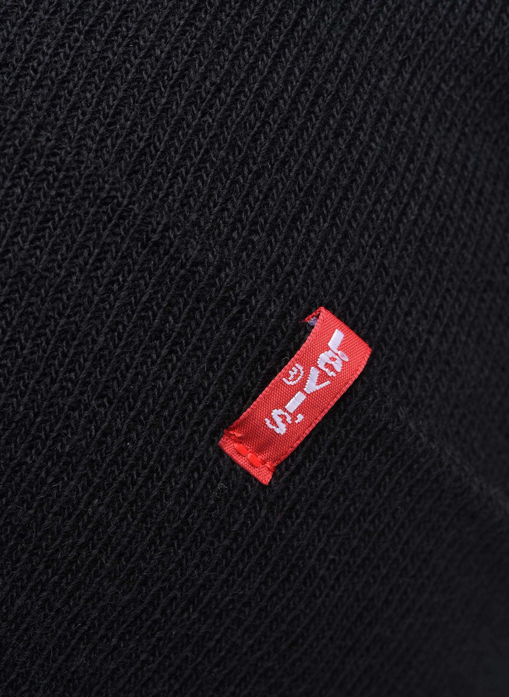 Mützen Slouchy Red Tab Beanie Levi's schwarz Levi's Mützen Slouchy Red Tab Beanie Levi's schwarz Regular Black