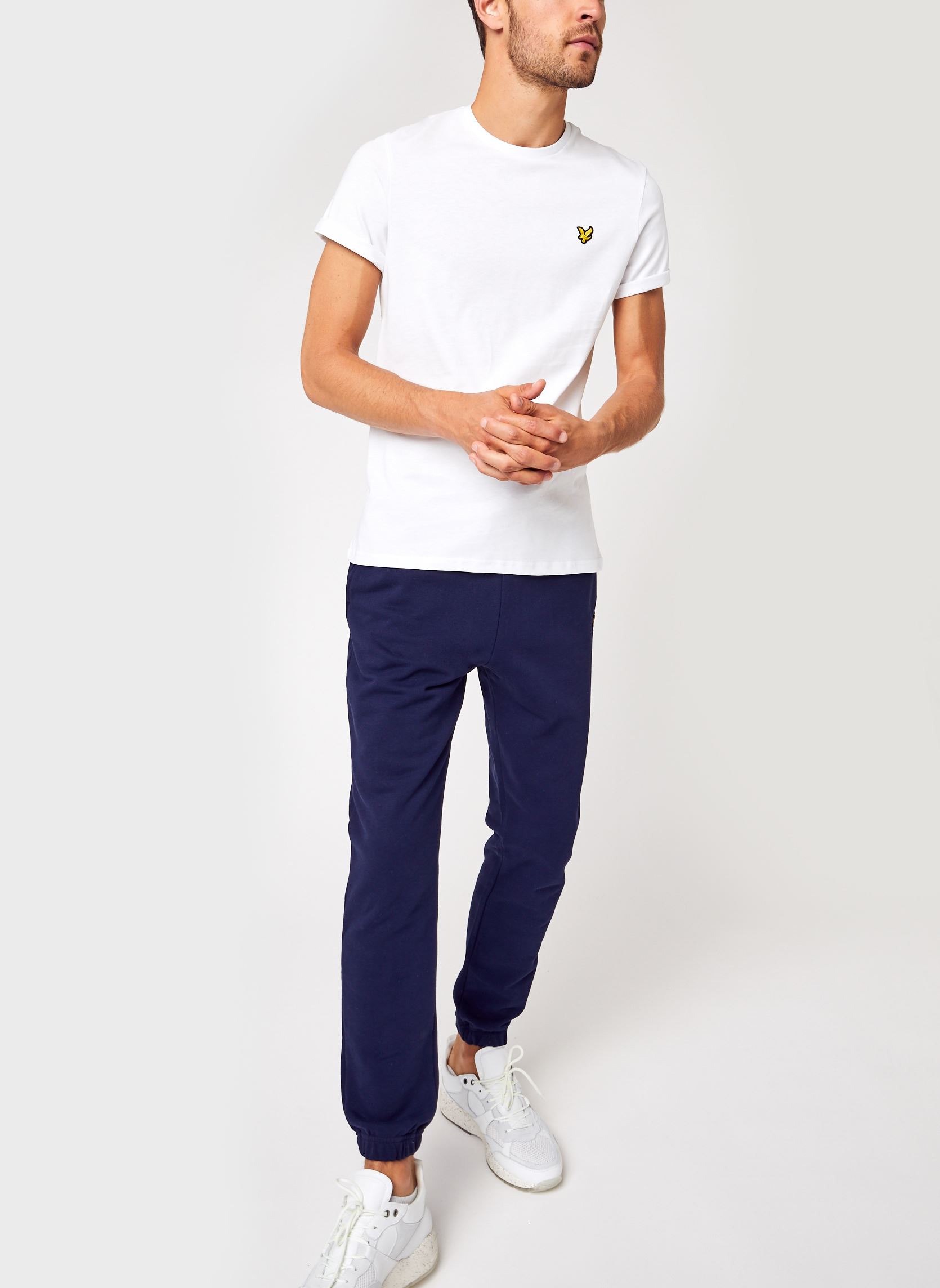 T-Shirts Plain T-shirt herren weiß Lyle & Scott T-Shirts Plain T-shirt herren weiß WHITE