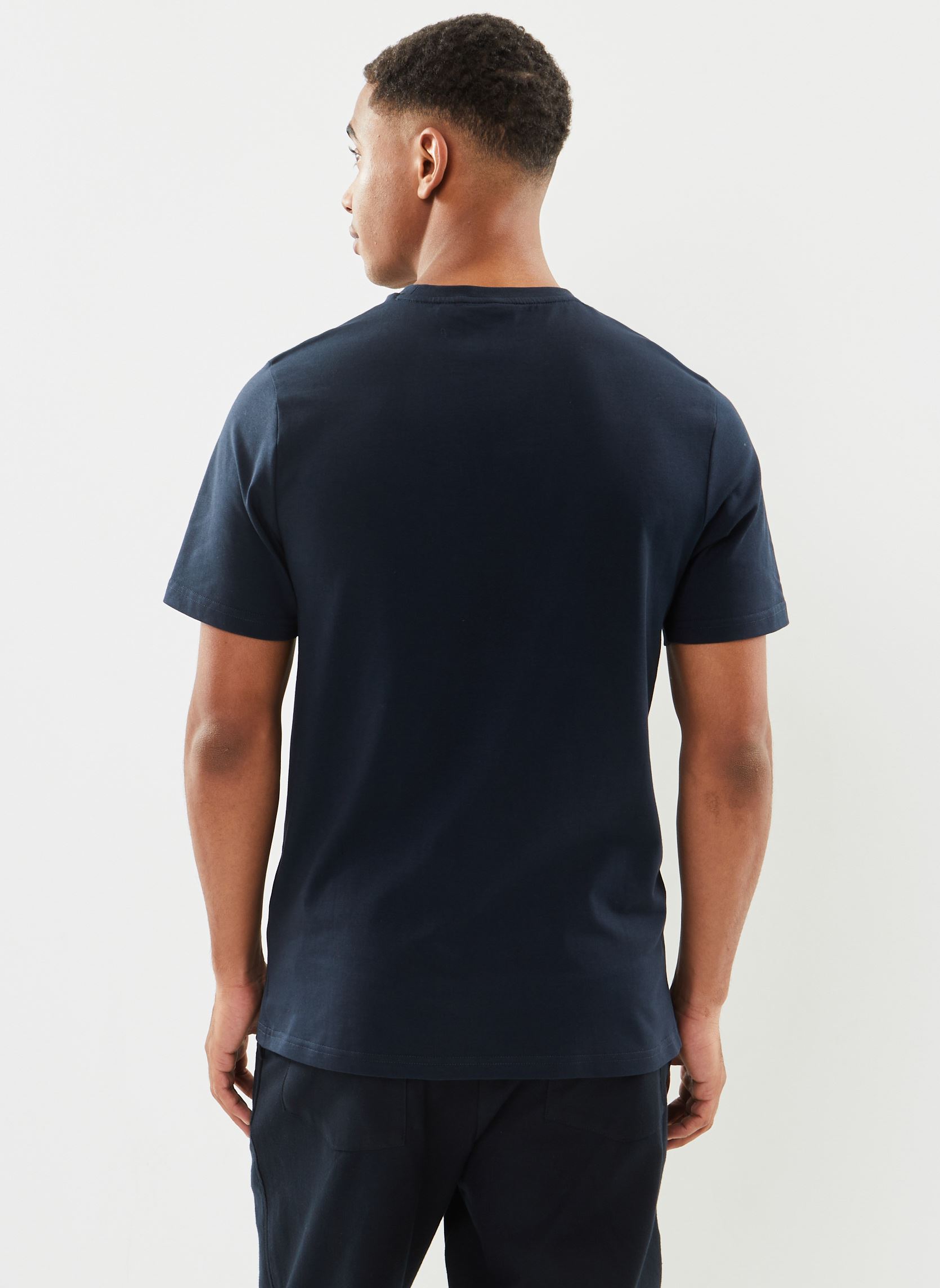 Tee-shirts Plain T-shirt homme bleu Lyle & Scott Tee-shirts Plain T-shirt homme bleu DARK NAVY