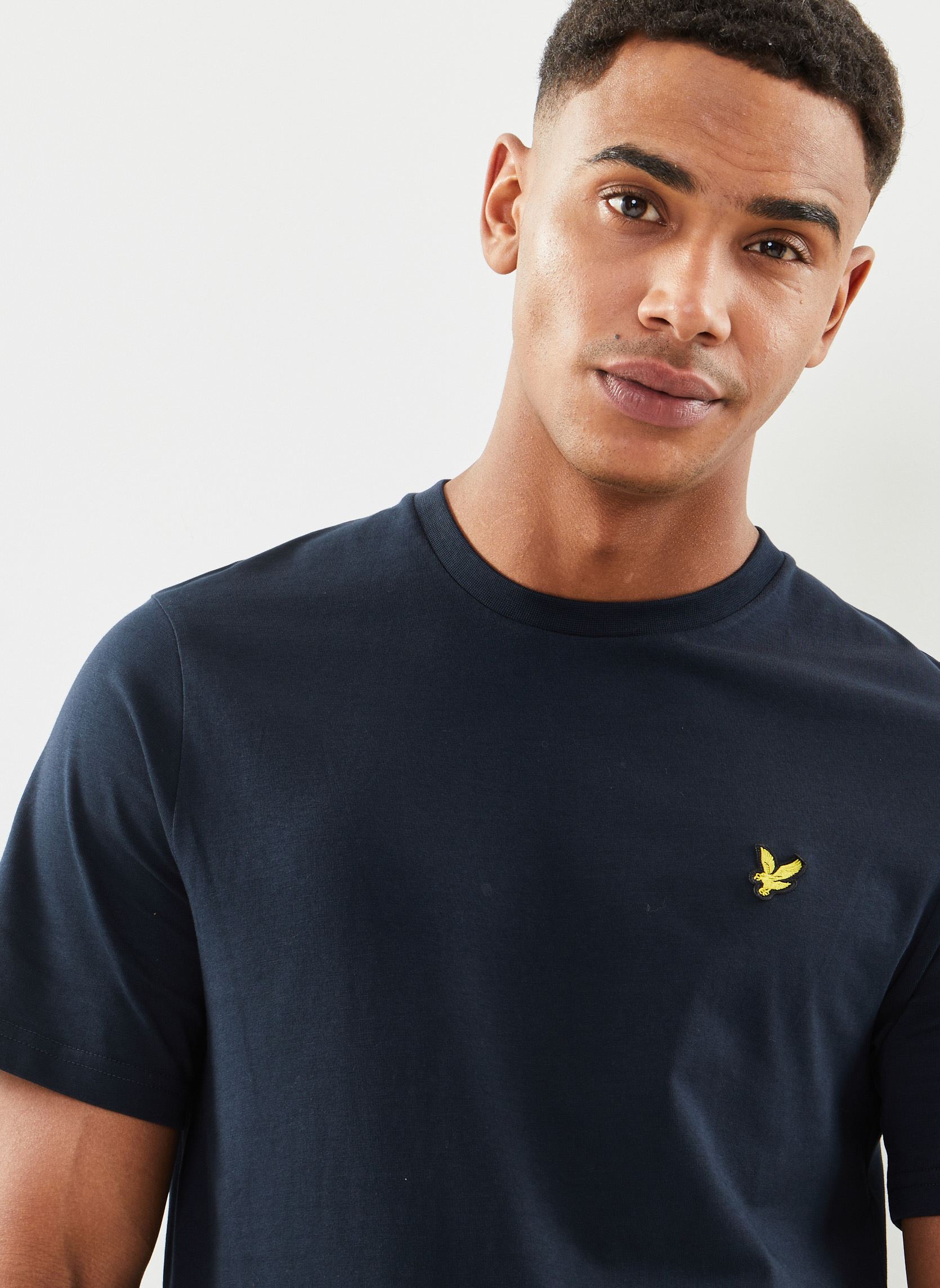 Tee-shirts Plain T-shirt homme bleu Lyle & Scott Tee-shirts Plain T-shirt homme bleu DARK NAVY