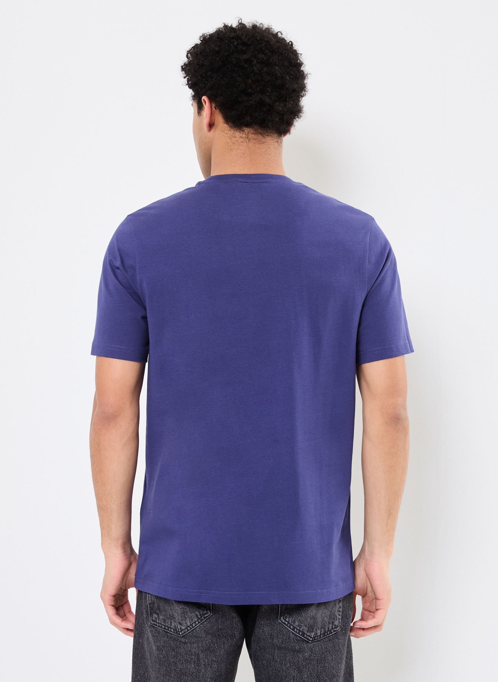 Tee-shirts Plain T-shirt homme bleu Lyle & Scott Tee-shirts Plain T-shirt homme bleu DEEP INDIGO