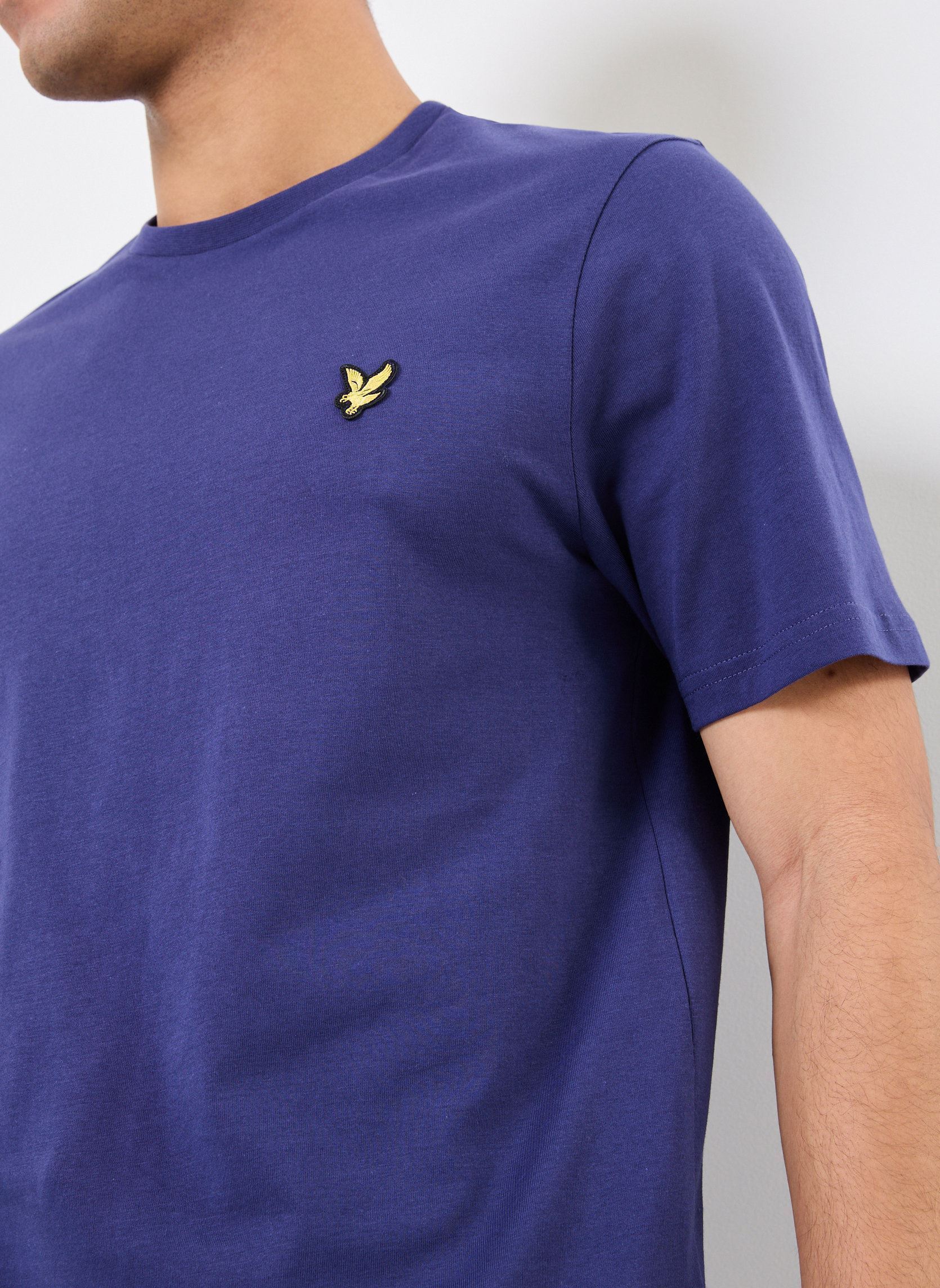Tee-shirts Plain T-shirt homme bleu Lyle & Scott Tee-shirts Plain T-shirt homme bleu DEEP INDIGO