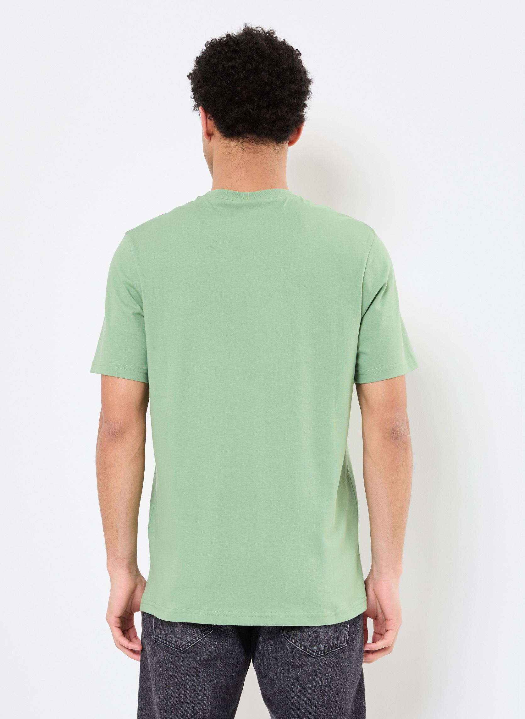 Tee-shirts Plain T-shirt homme vert Lyle & Scott Tee-shirts Plain T-shirt homme vert SMOKE GREEN