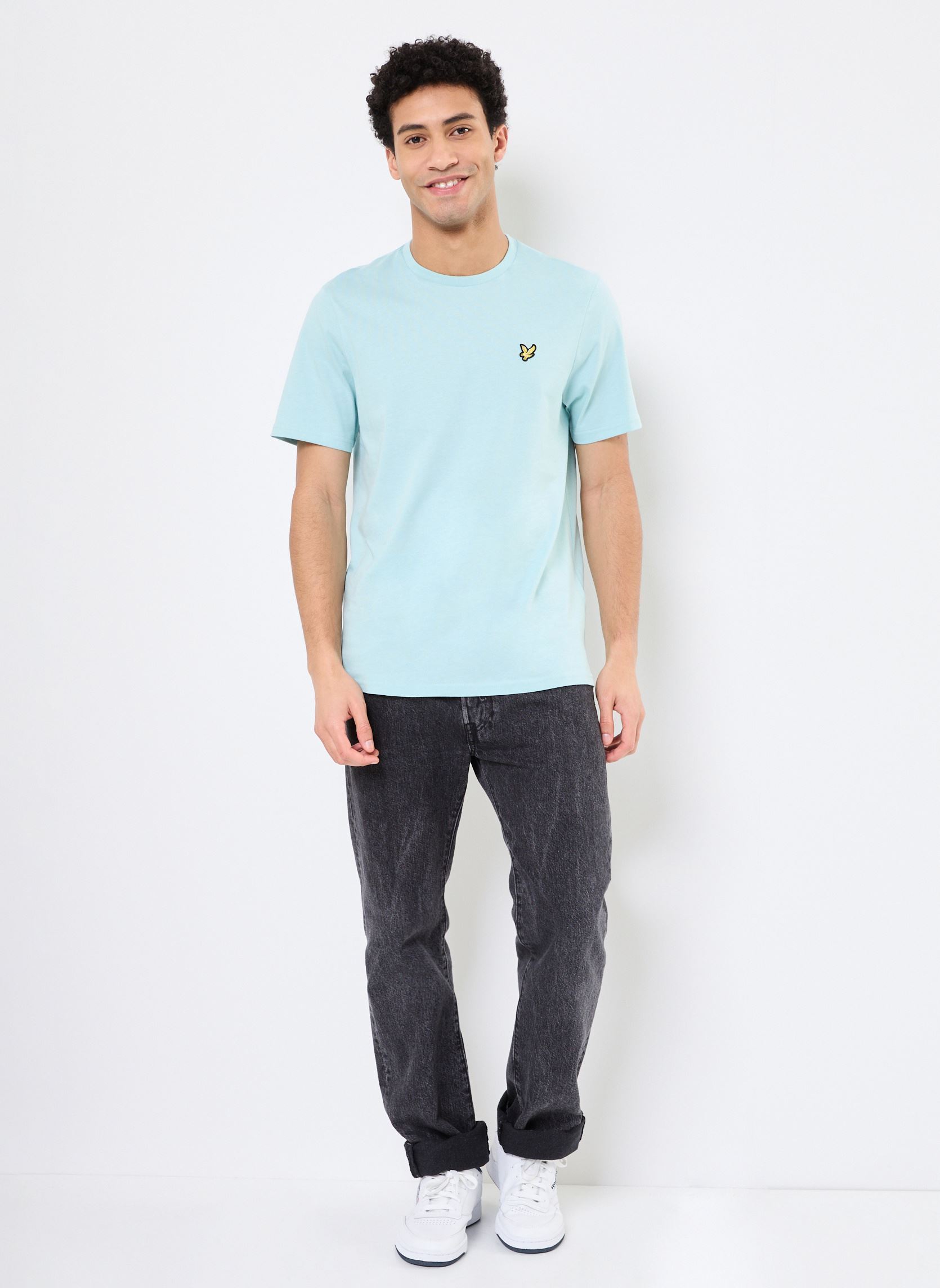 Tee-shirts Plain T-shirt homme bleu Lyle & Scott Tee-shirts Plain T-shirt homme bleu FUTURE BLUE
