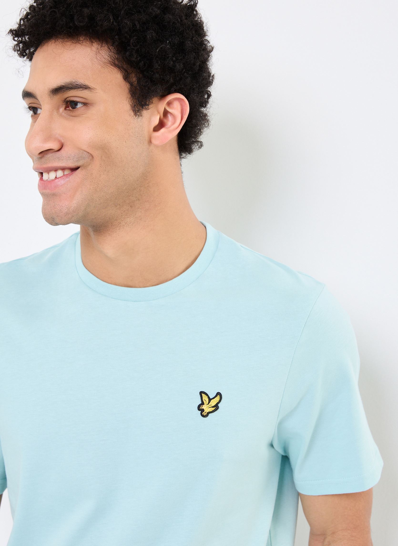 Tee-shirts Plain T-shirt homme bleu Lyle & Scott Tee-shirts Plain T-shirt homme bleu FUTURE BLUE