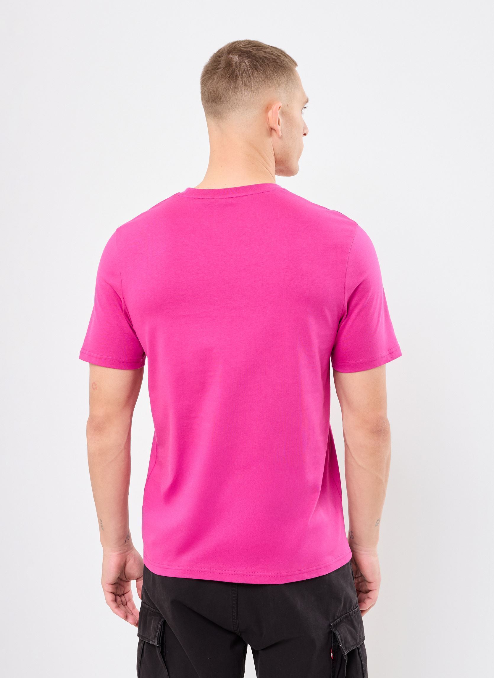 Tee-shirts Plain T-shirt homme rose Lyle & Scott Tee-shirts Plain T-shirt homme rose FUSHIA