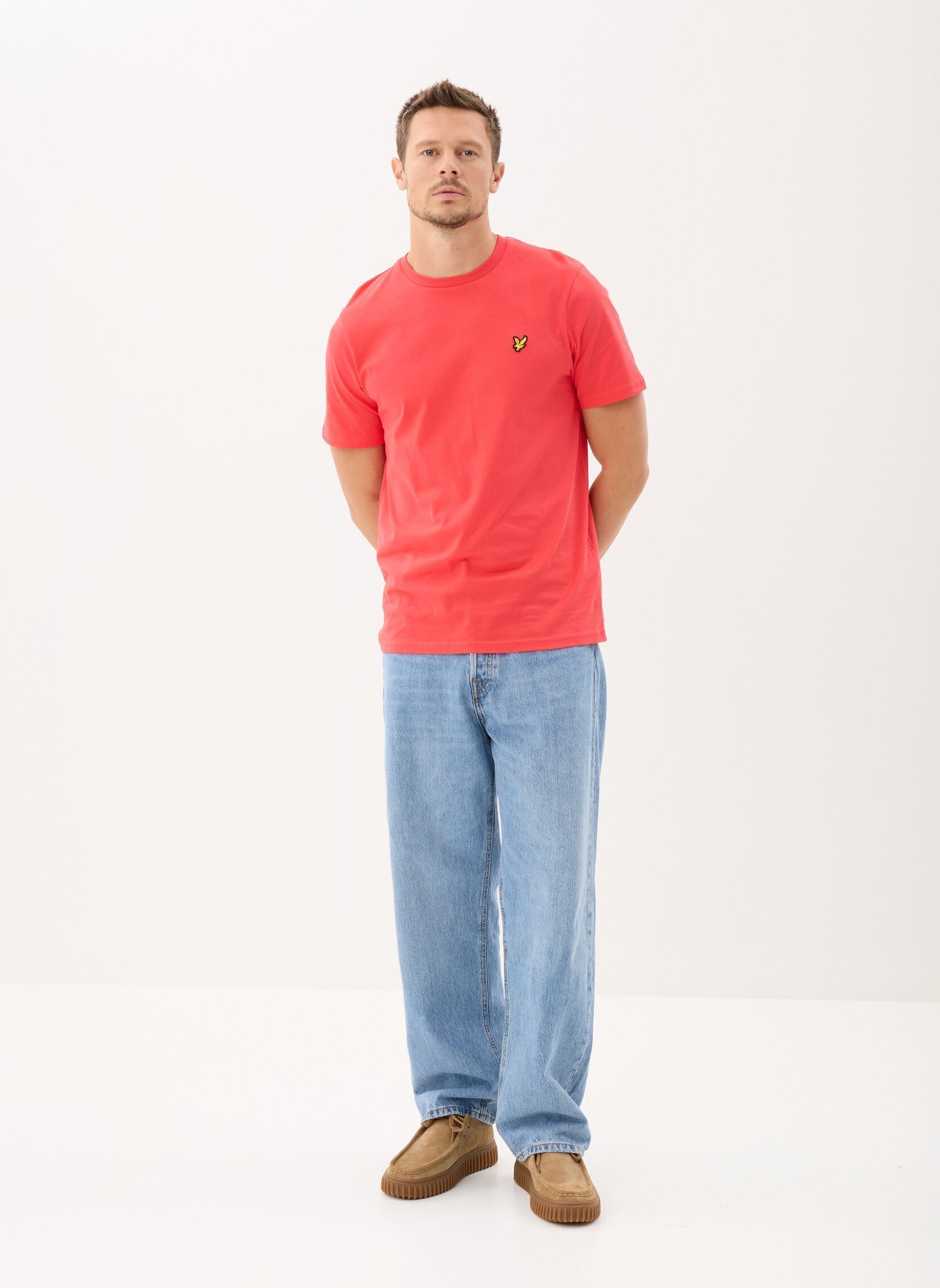 Tee-shirts Plain T-shirt homme rouge Lyle & Scott Tee-shirts Plain T-shirt homme rouge FLARE RED