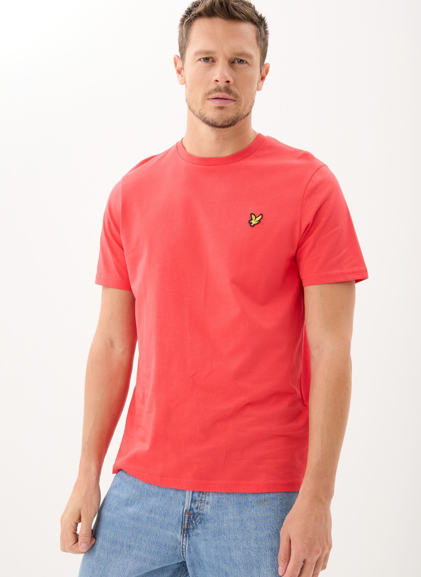 Tee-shirts Plain T-shirt homme rouge Lyle & Scott Tee-shirts Plain T-shirt homme rouge FLARE RED