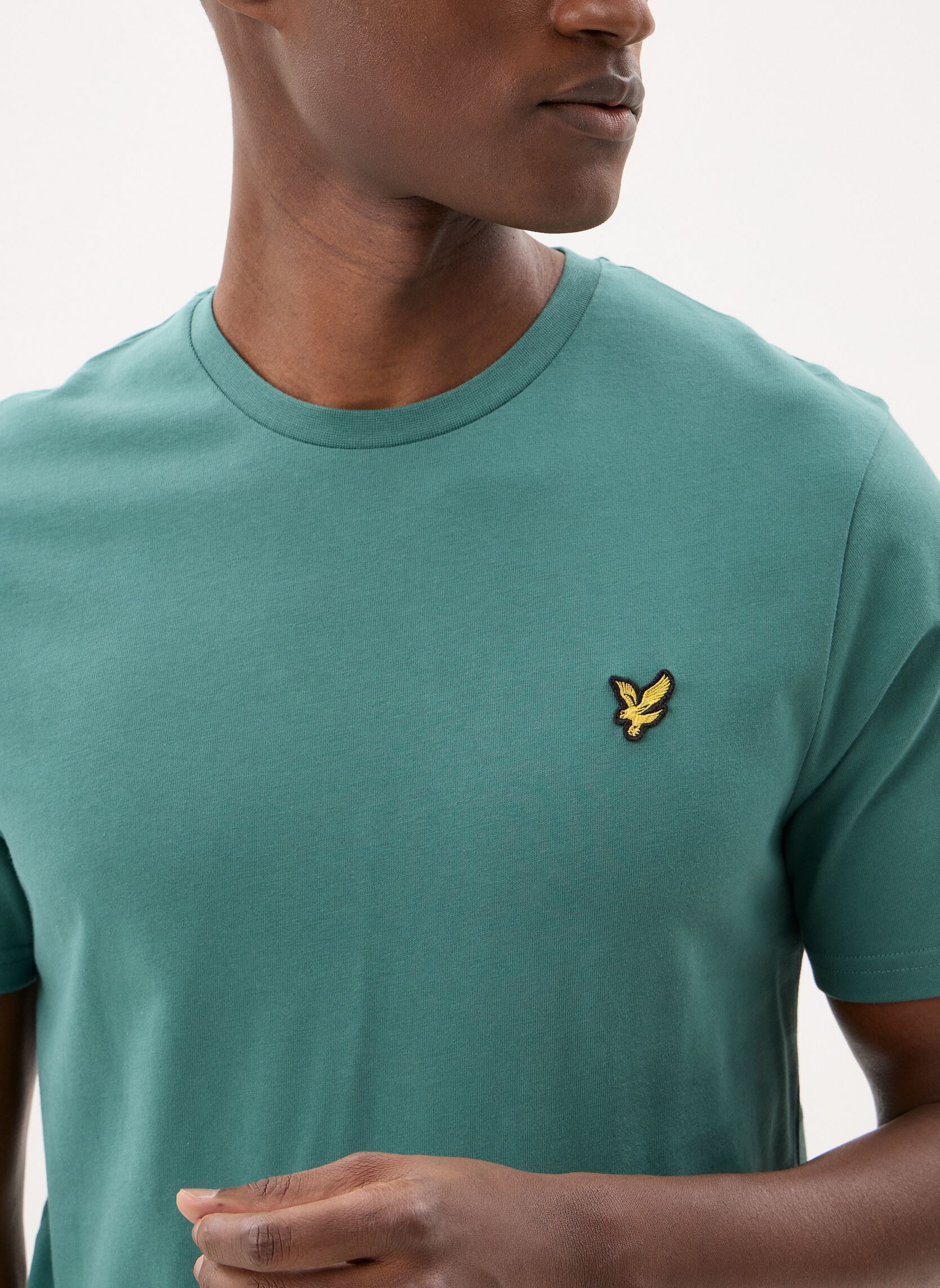 Tee-shirts Plain T-shirt homme vert Lyle & Scott Tee-shirts Plain T-shirt homme vert EVERGLADE