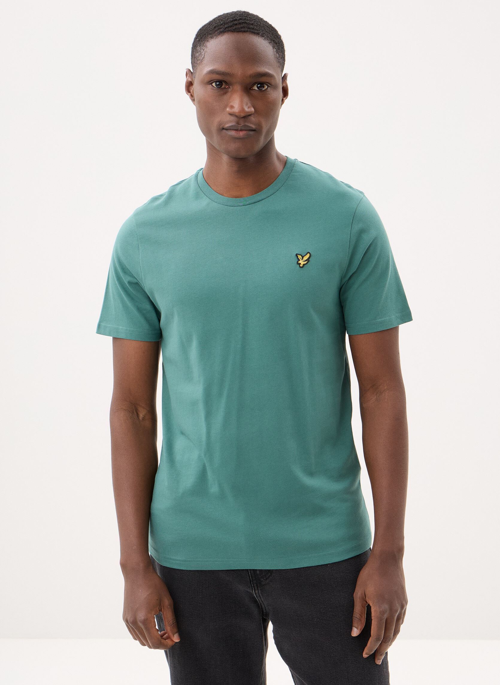 Tee-shirts Plain T-shirt homme vert Lyle & Scott Tee-shirts Plain T-shirt homme vert EVERGLADE