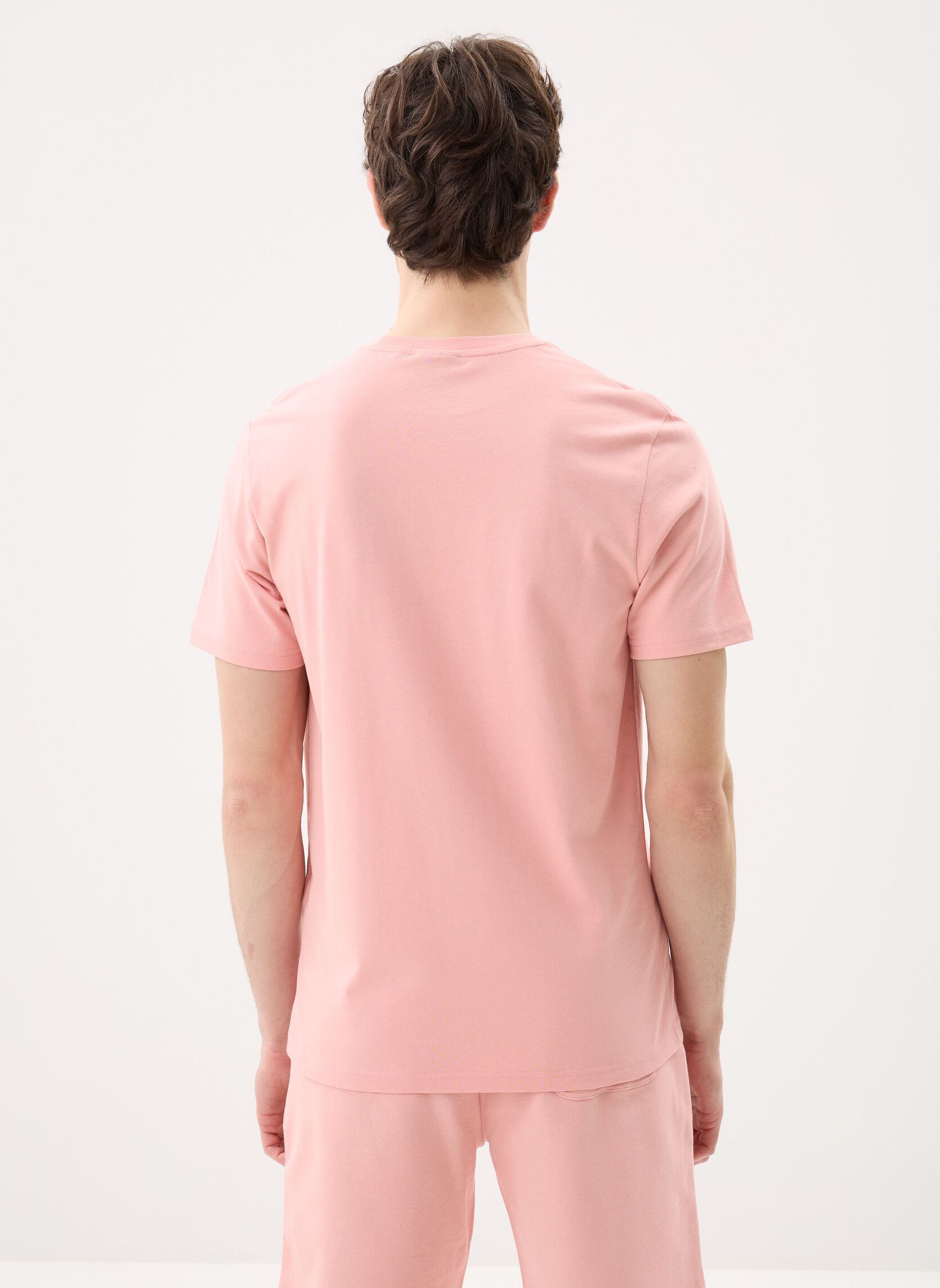 Tee-shirts Plain T-shirt homme rose Lyle & Scott Tee-shirts Plain T-shirt homme rose PINK GRAPEFRUIT