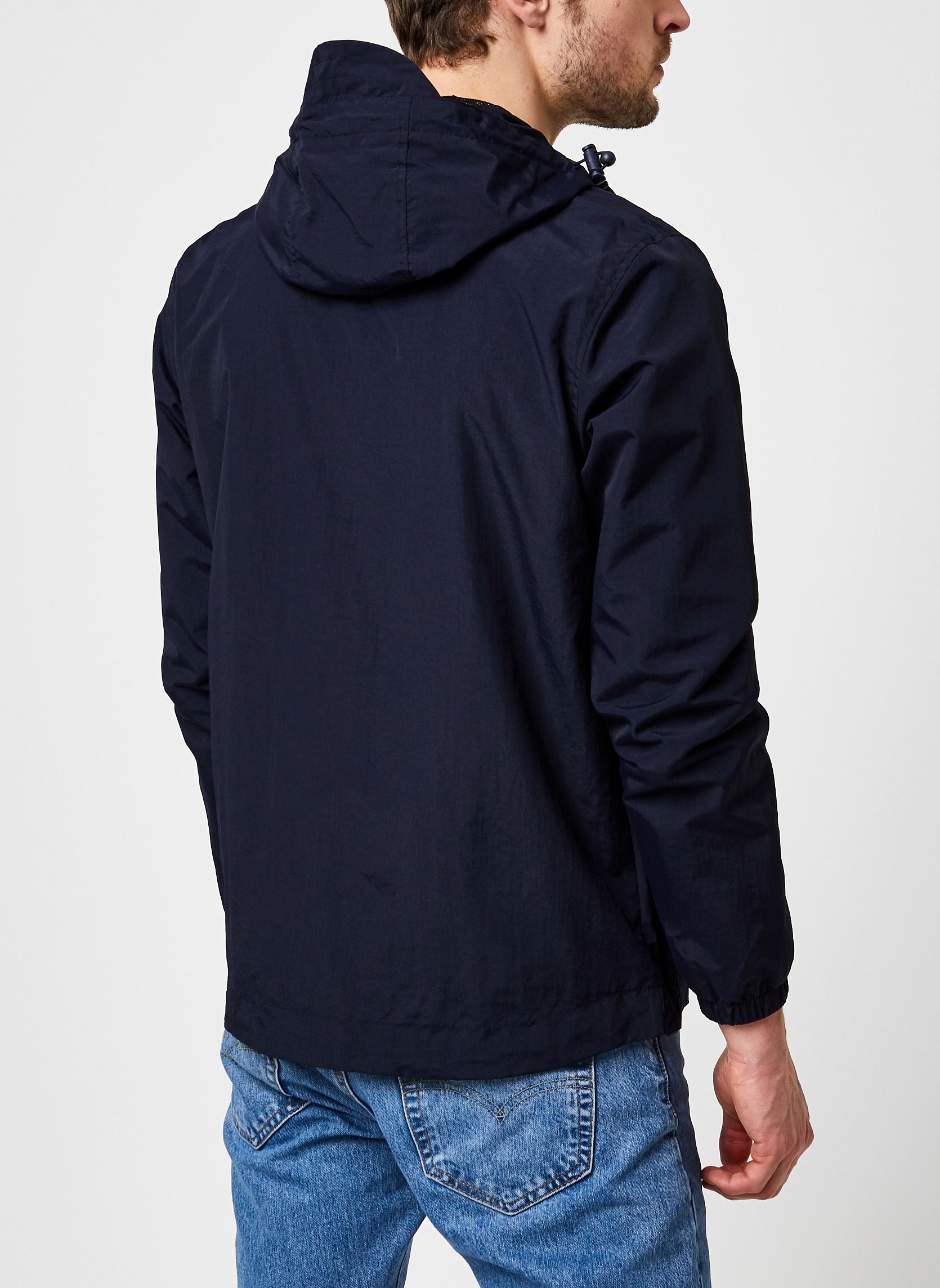 Vestes coupe-vents Zip Through Hooded Jacket homme bleu Lyle & Scott Vestes coupe-vents Zip Through Hooded Jacket homme bleu DARK NAVY