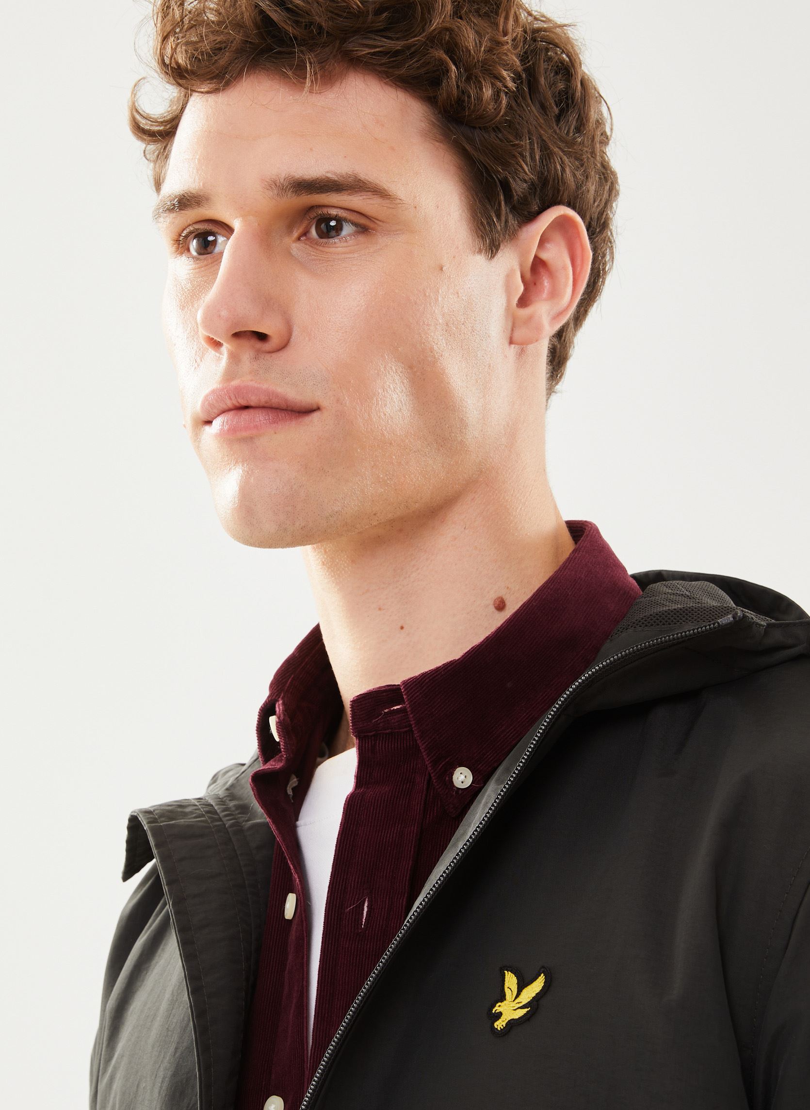 Windbreaker / Windjacken Zip Through Hooded Jacket herren grau Lyle & Scott Windbreaker / Windjacken Zip Through Hooded Jacket herren grau GUNMETAL
