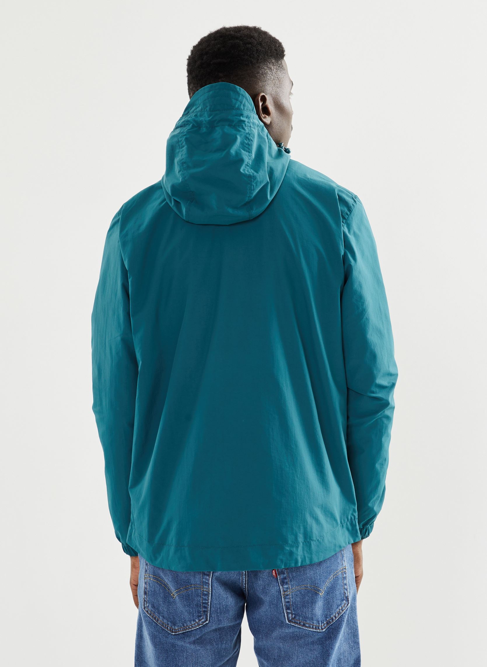 Windjacks Zip Through Hooded Jacket heren groen Lyle & Scott Windjacks Zip Through Hooded Jacket heren groen MALACHITE GREEN