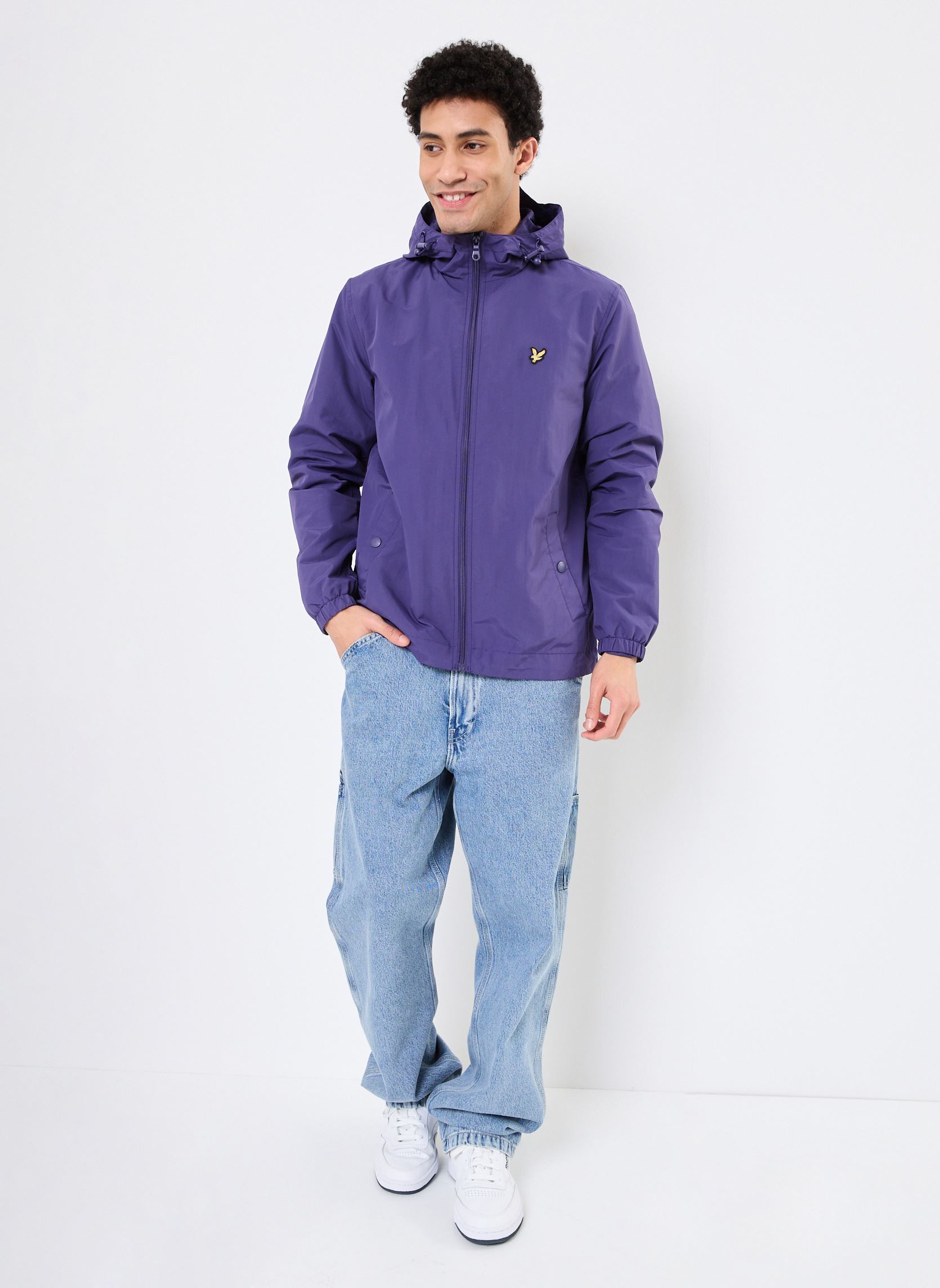 Windbreaker / Windjacken Zip Through Hooded Jacket herren blau Lyle & Scott Windbreaker / Windjacken Zip Through Hooded Jacket herren blau DEEP INDIGO