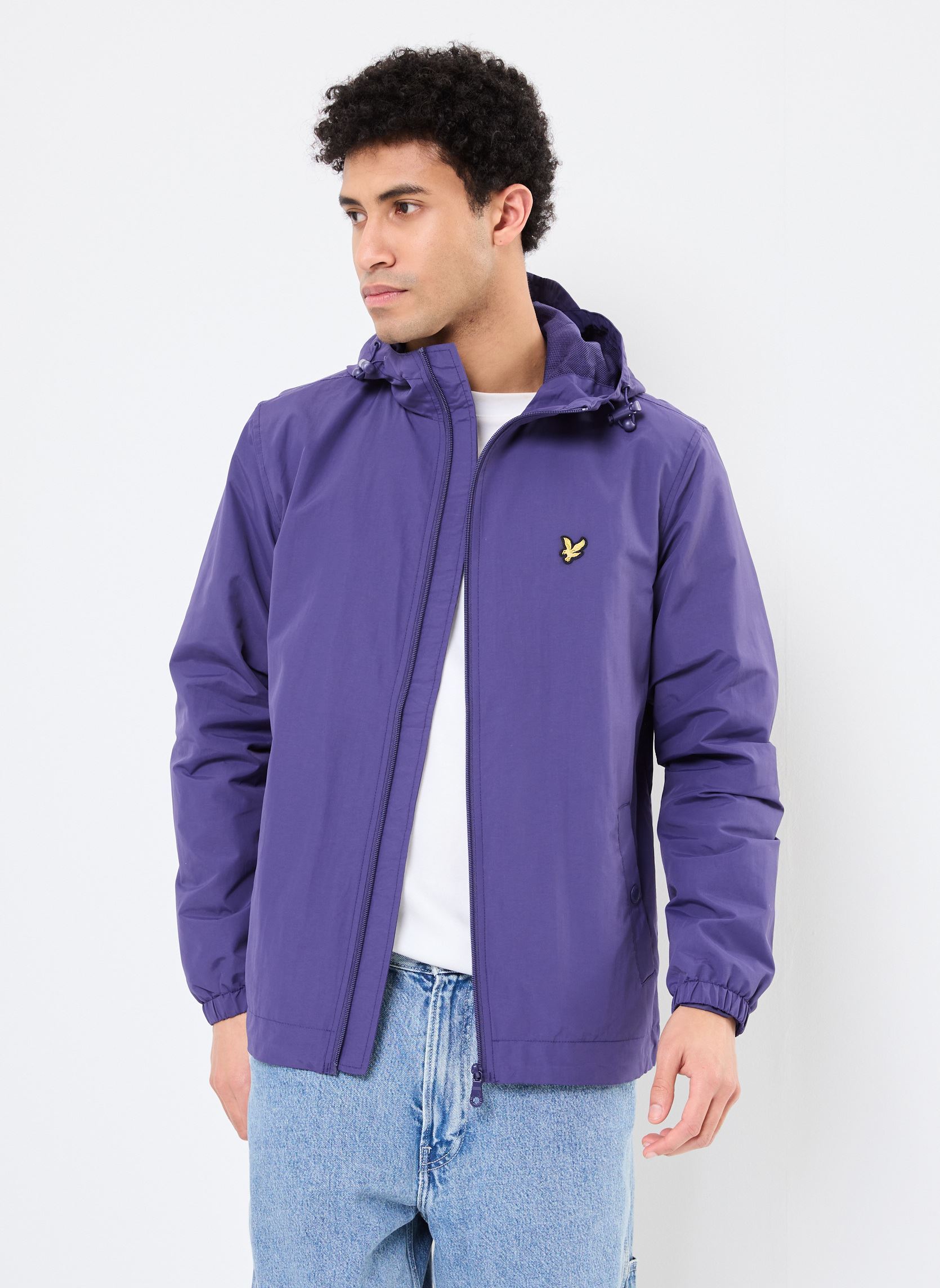 Windbreaker / Windjacken Zip Through Hooded Jacket herren blau Lyle & Scott Windbreaker / Windjacken Zip Through Hooded Jacket herren blau DEEP INDIGO