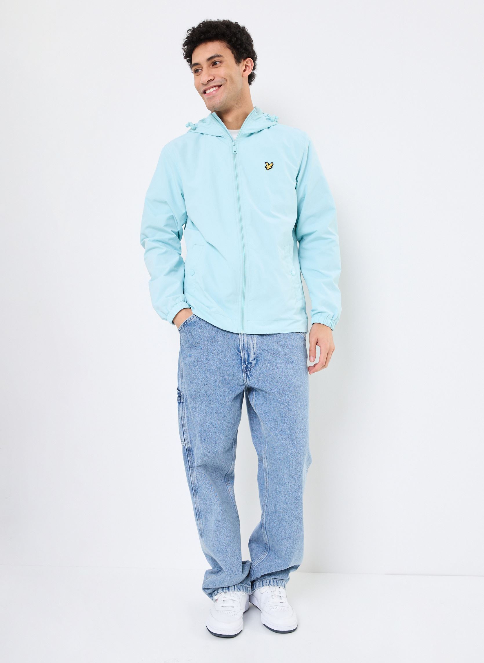 Windbreaker / Windjacken Zip Through Hooded Jacket herren blau Lyle & Scott Windbreaker / Windjacken Zip Through Hooded Jacket herren blau FUTURE BLUE