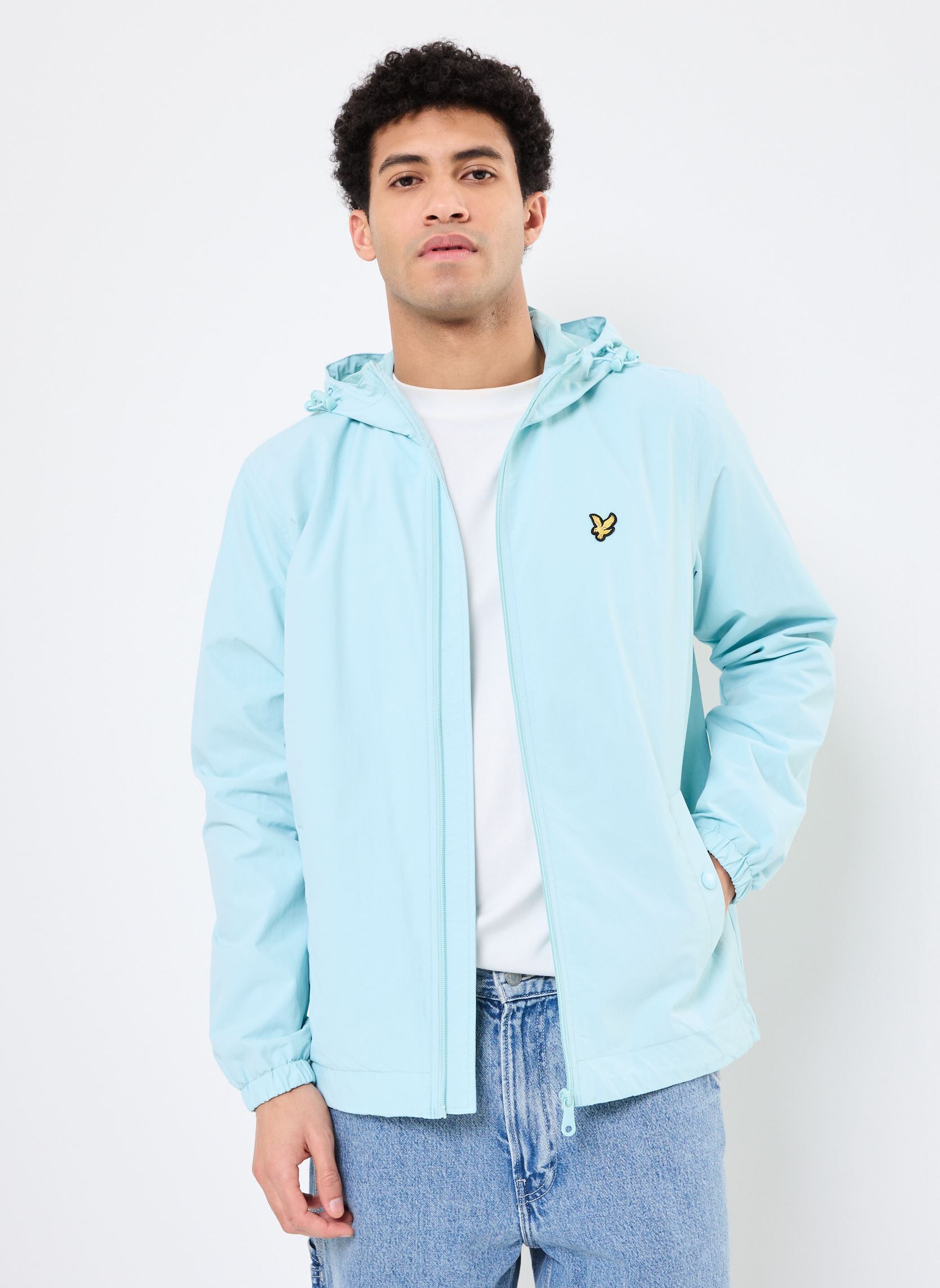 Windbreaker / Windjacken Zip Through Hooded Jacket herren blau Lyle & Scott Windbreaker / Windjacken Zip Through Hooded Jacket herren blau FUTURE BLUE