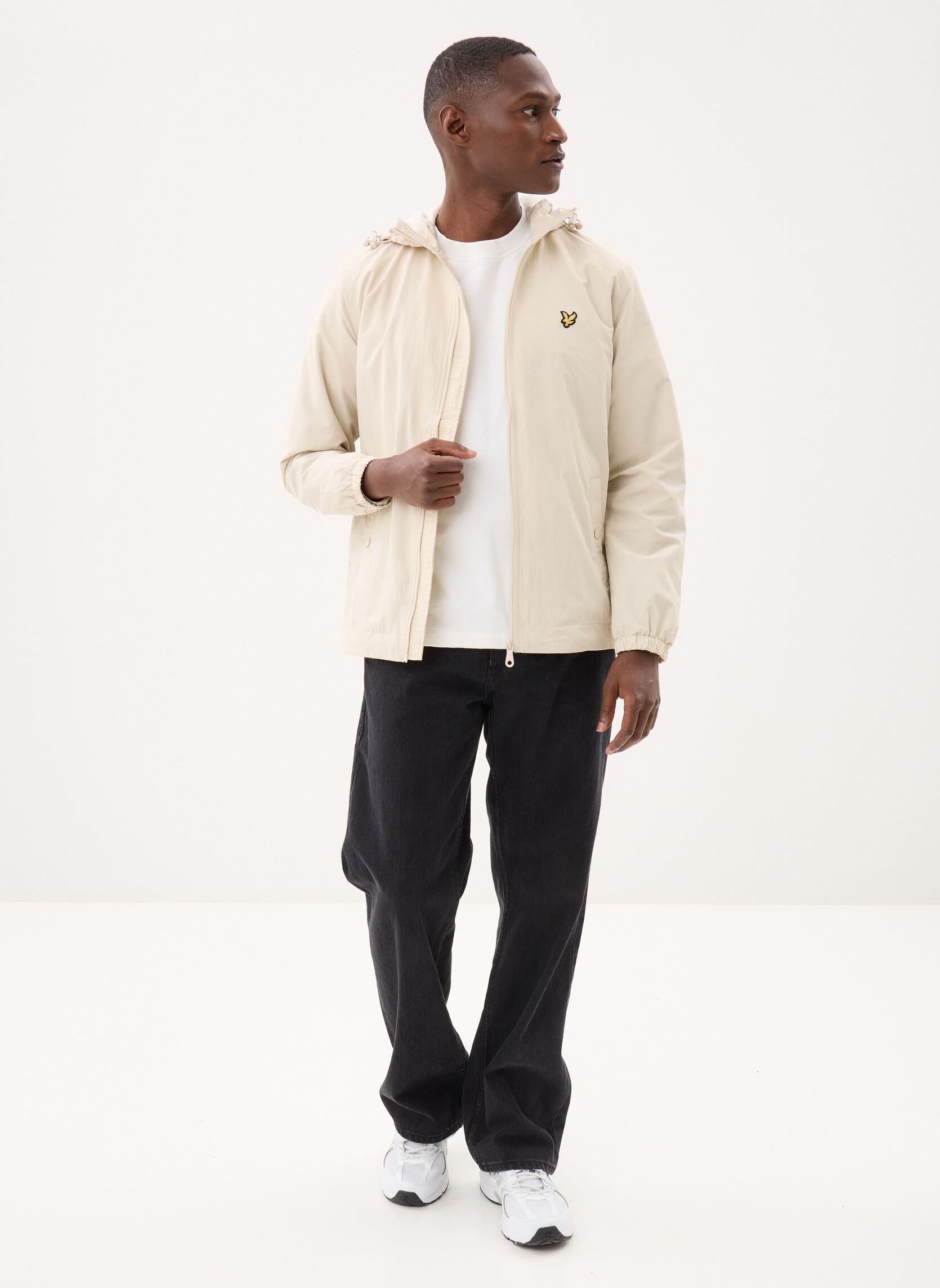 Windbreaker / Windjacken Zip Through Hooded Jacket herren beige Lyle & Scott Windbreaker / Windjacken Zip Through Hooded Jacket herren beige COVE