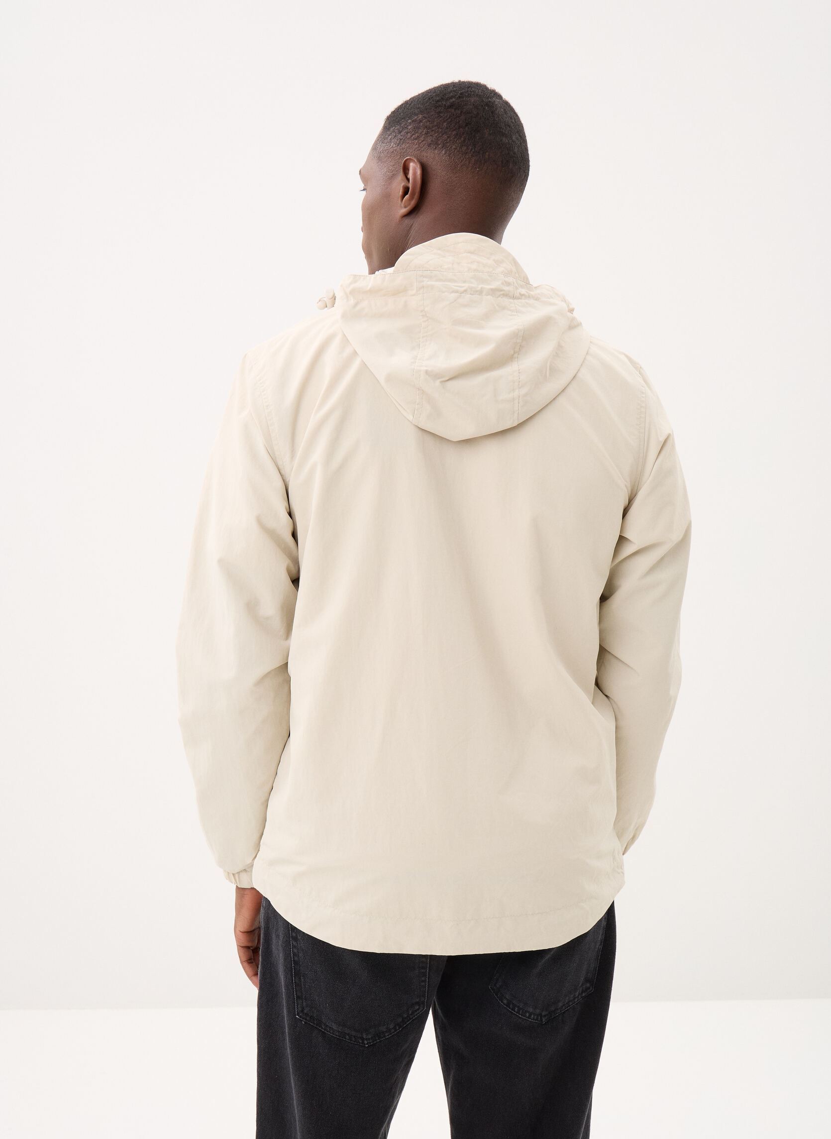 Windbreaker / Windjacken Zip Through Hooded Jacket herren beige Lyle & Scott Windbreaker / Windjacken Zip Through Hooded Jacket herren beige COVE