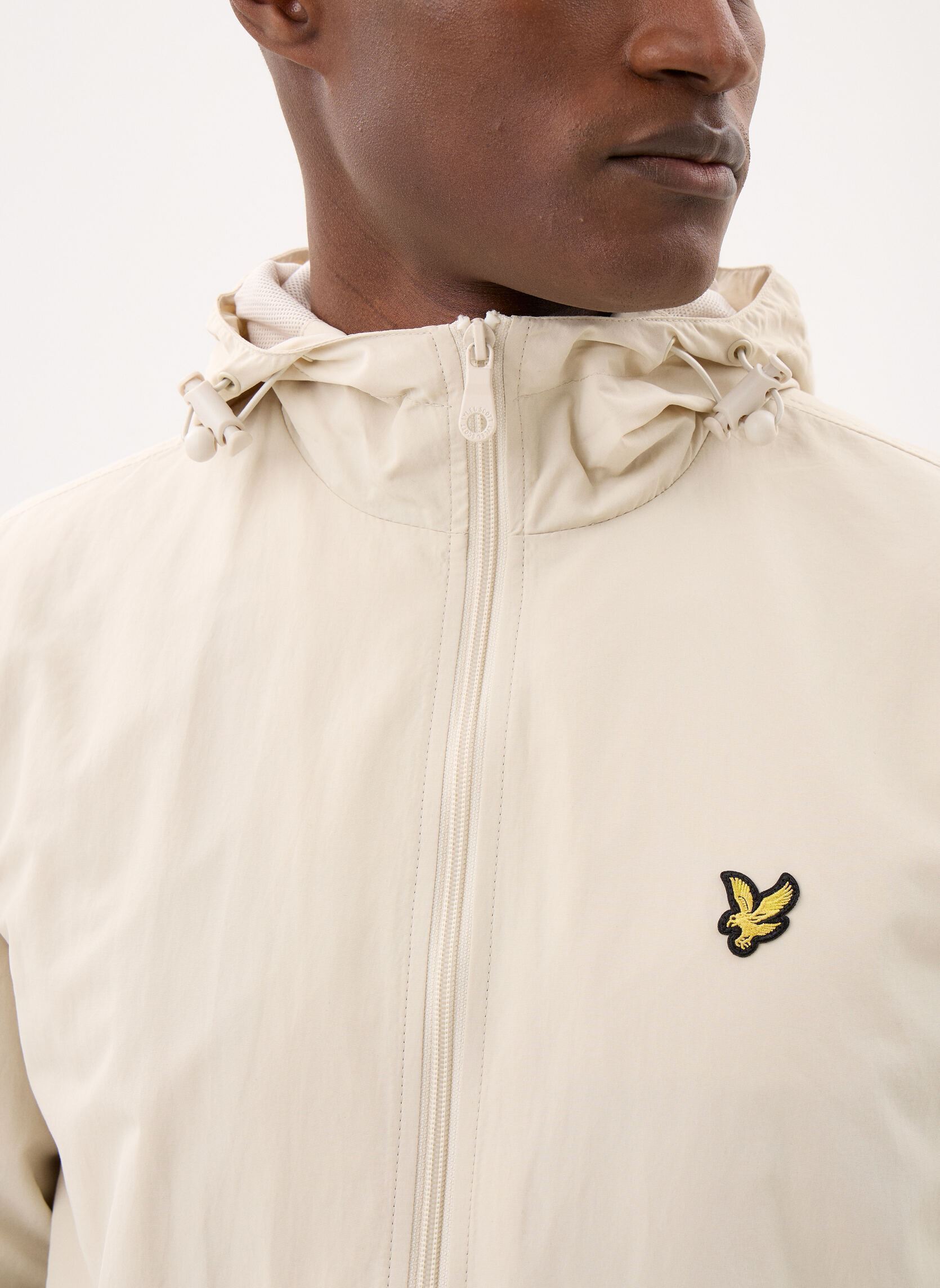 Windbreaker / Windjacken Zip Through Hooded Jacket herren beige Lyle & Scott Windbreaker / Windjacken Zip Through Hooded Jacket herren beige COVE