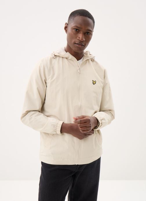 Lyle & Scott Vestes coupe-vents Zip Through Hooded Jacket homme beige