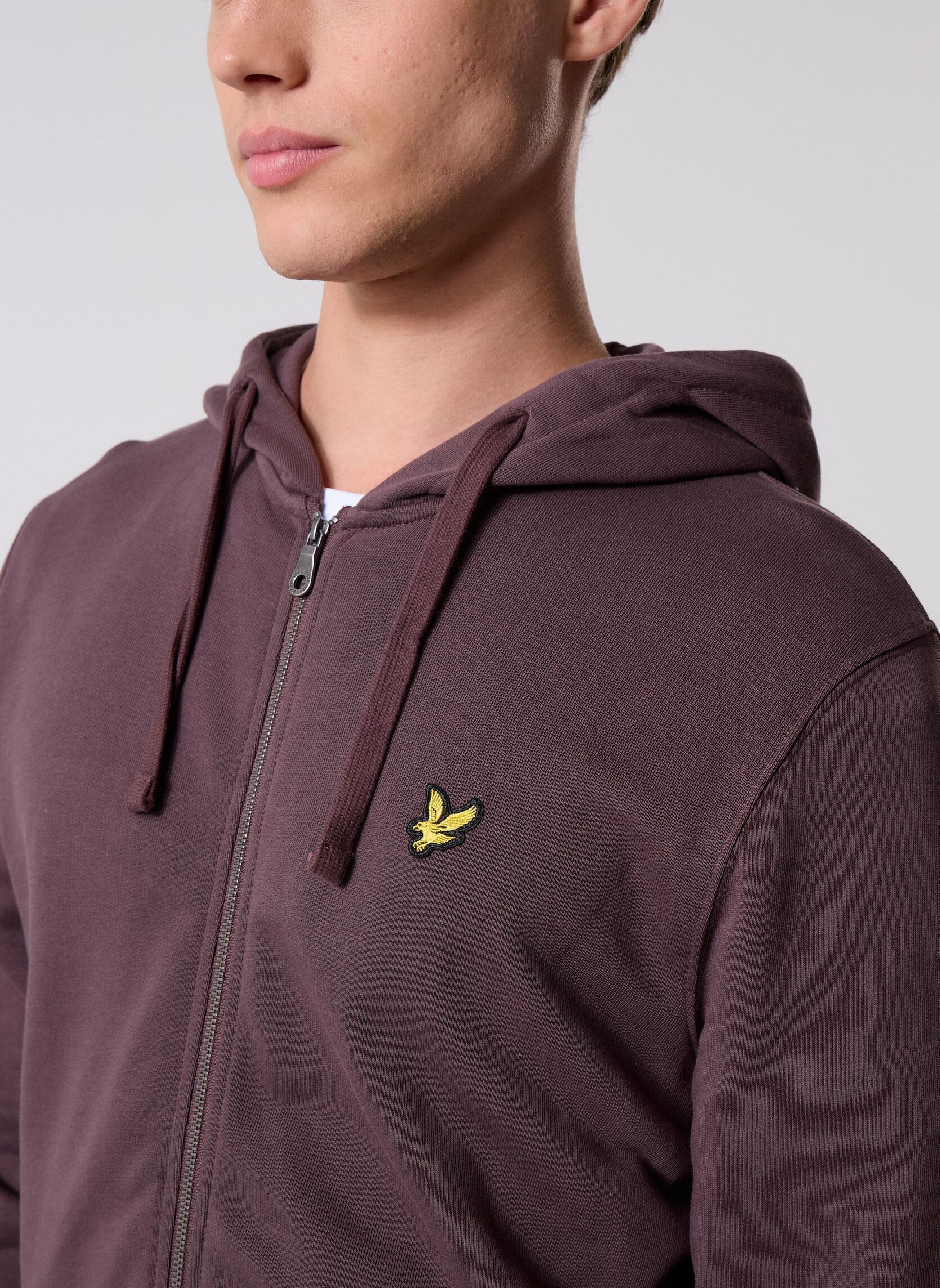 Sweaters met rits Zip Through Hoodie heren bruin Lyle & Scott Sweaters met rits Zip Through Hoodie heren bruin ESPRESSO
