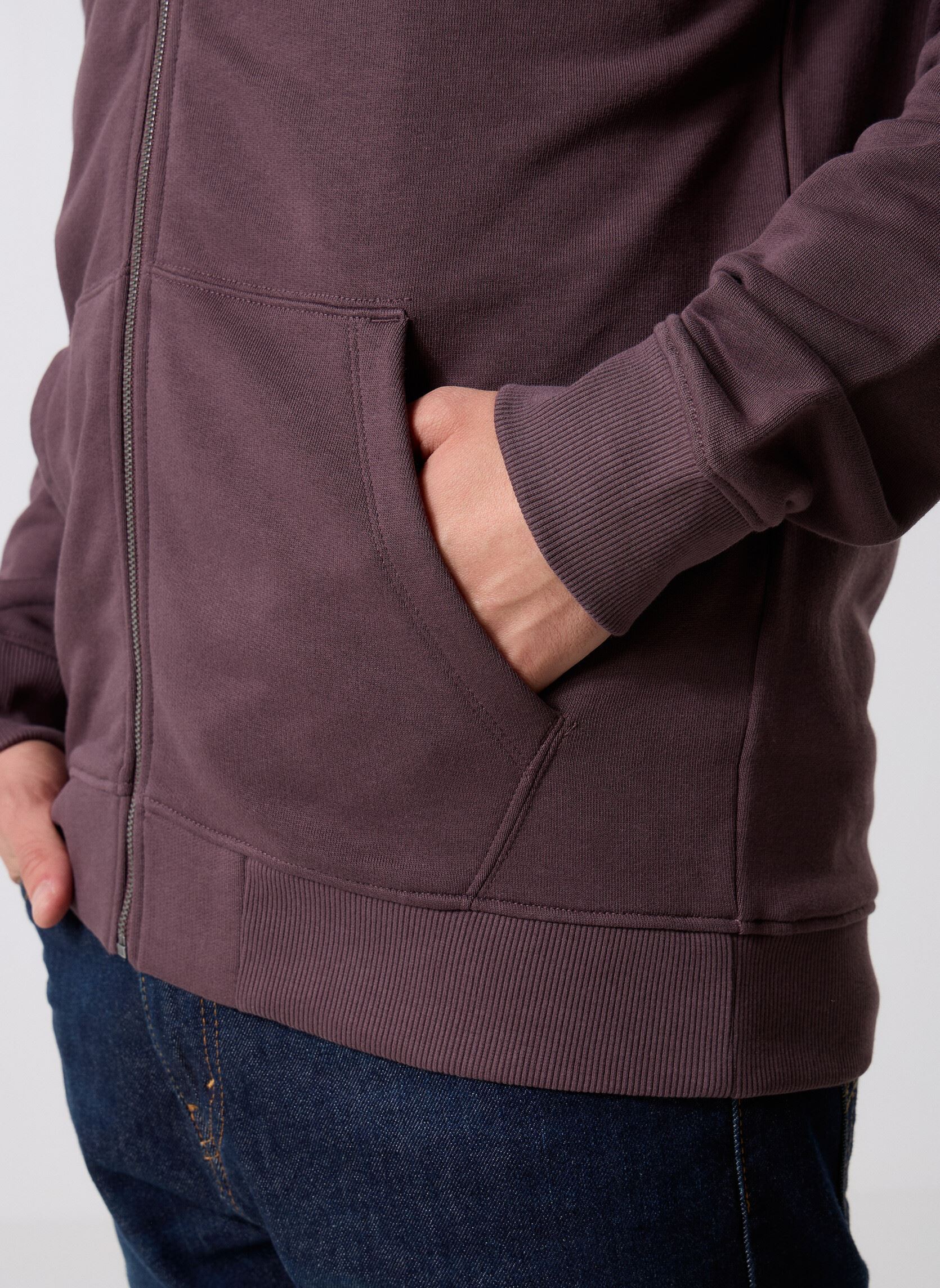Sweaters met rits Zip Through Hoodie heren bruin Lyle & Scott Sweaters met rits Zip Through Hoodie heren bruin ESPRESSO