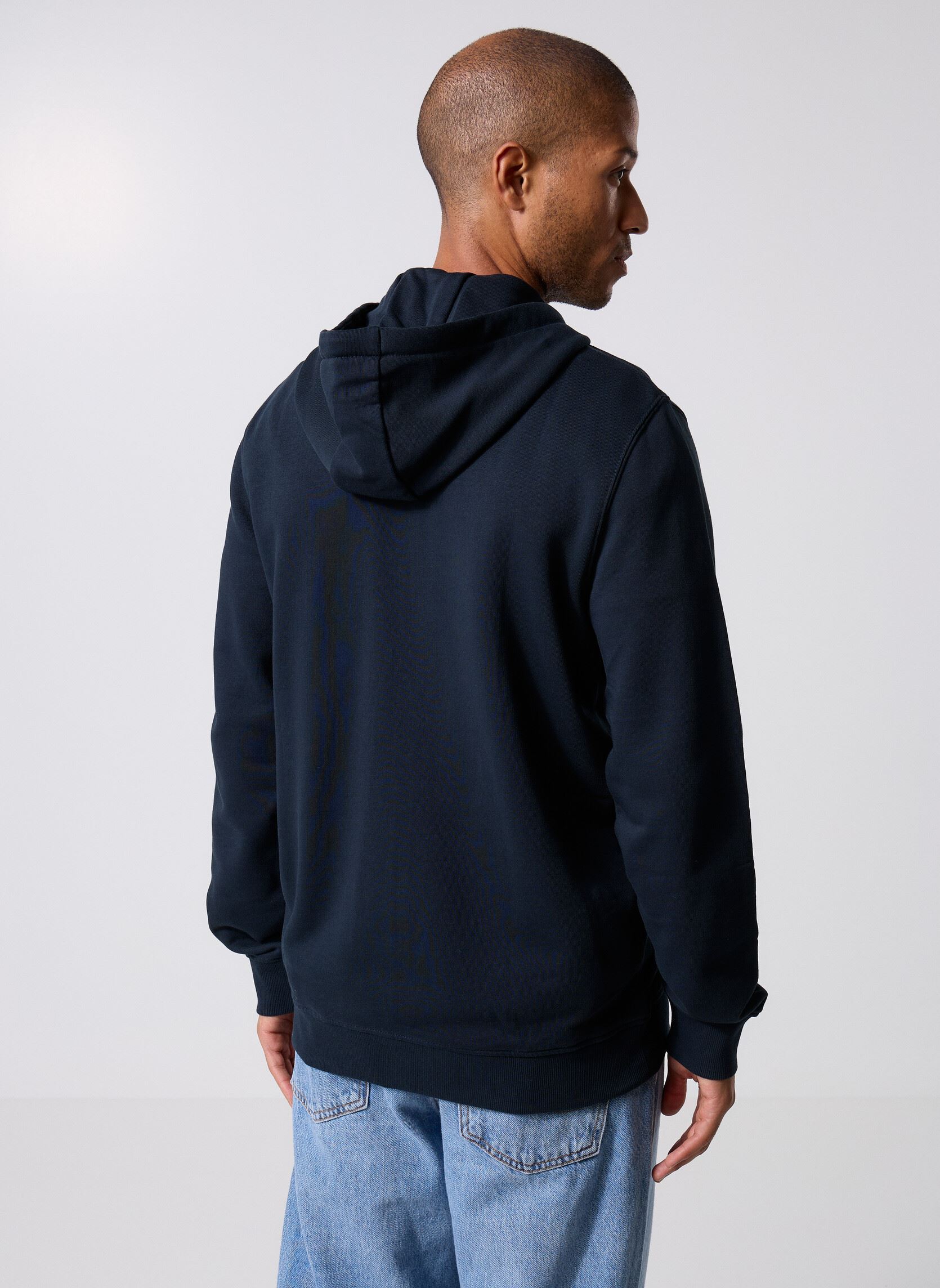 Sweaters met rits Zip Through Hoodie heren blauw Lyle & Scott Sweaters met rits Zip Through Hoodie heren blauw DARK NAVY