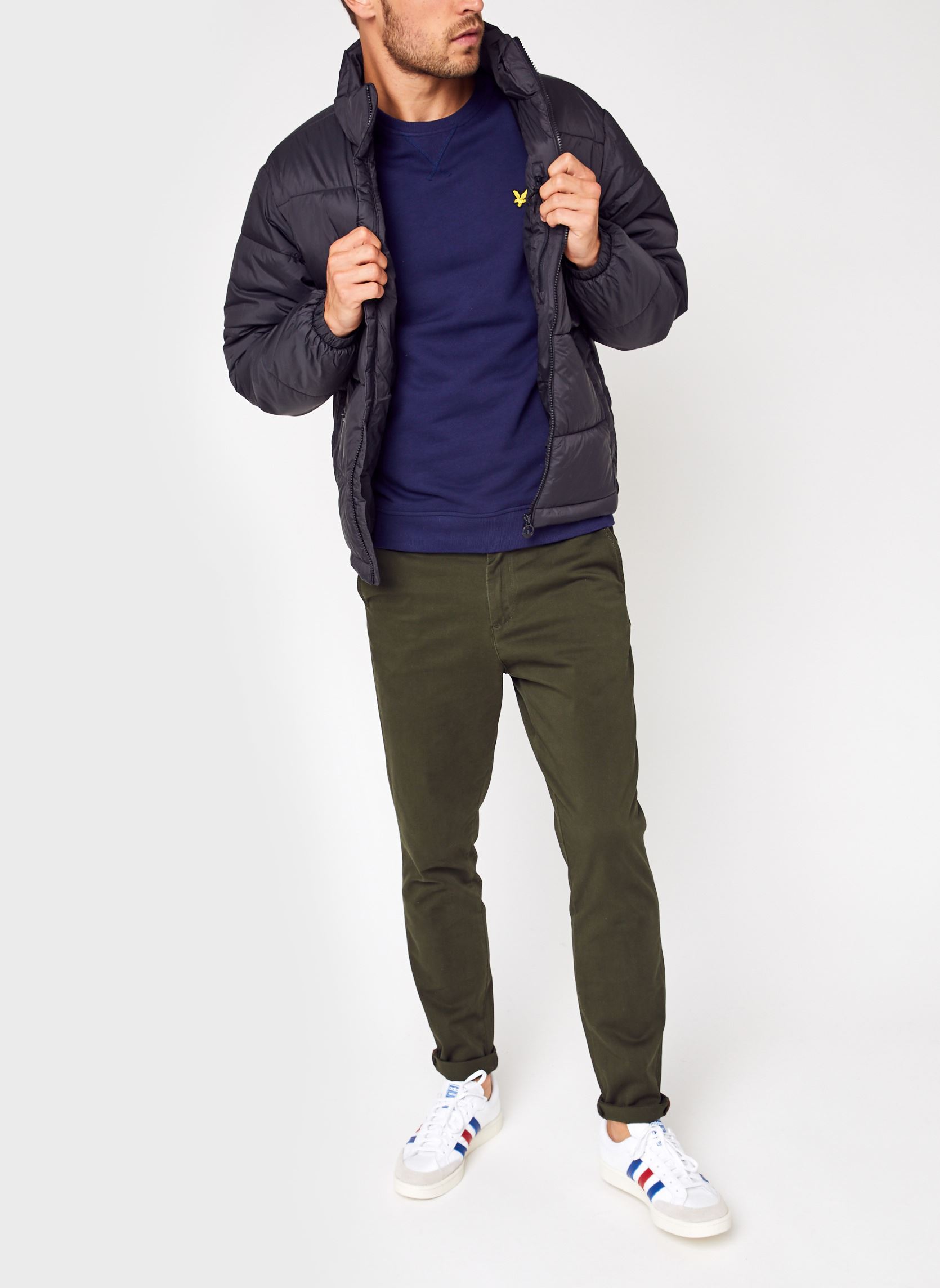 Sweats Crew Neck Sweatshirt homme bleu Lyle & Scott Sweats Crew Neck Sweatshirt homme bleu NAVY