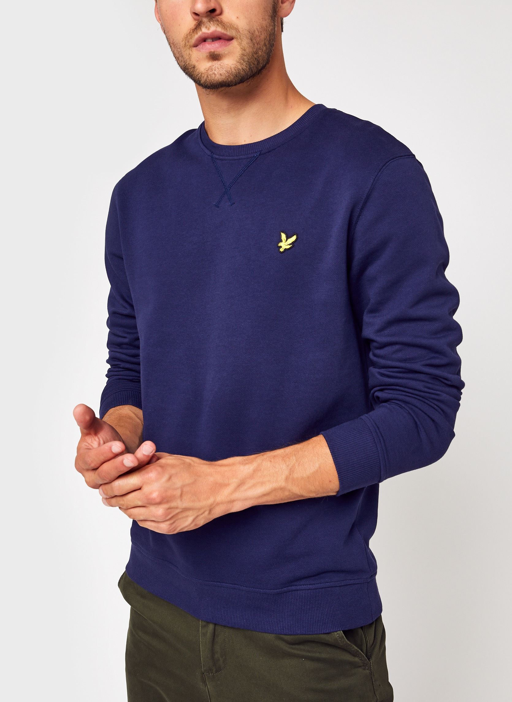 Sweats Crew Neck Sweatshirt homme bleu Lyle & Scott Sweats Crew Neck Sweatshirt homme bleu NAVY