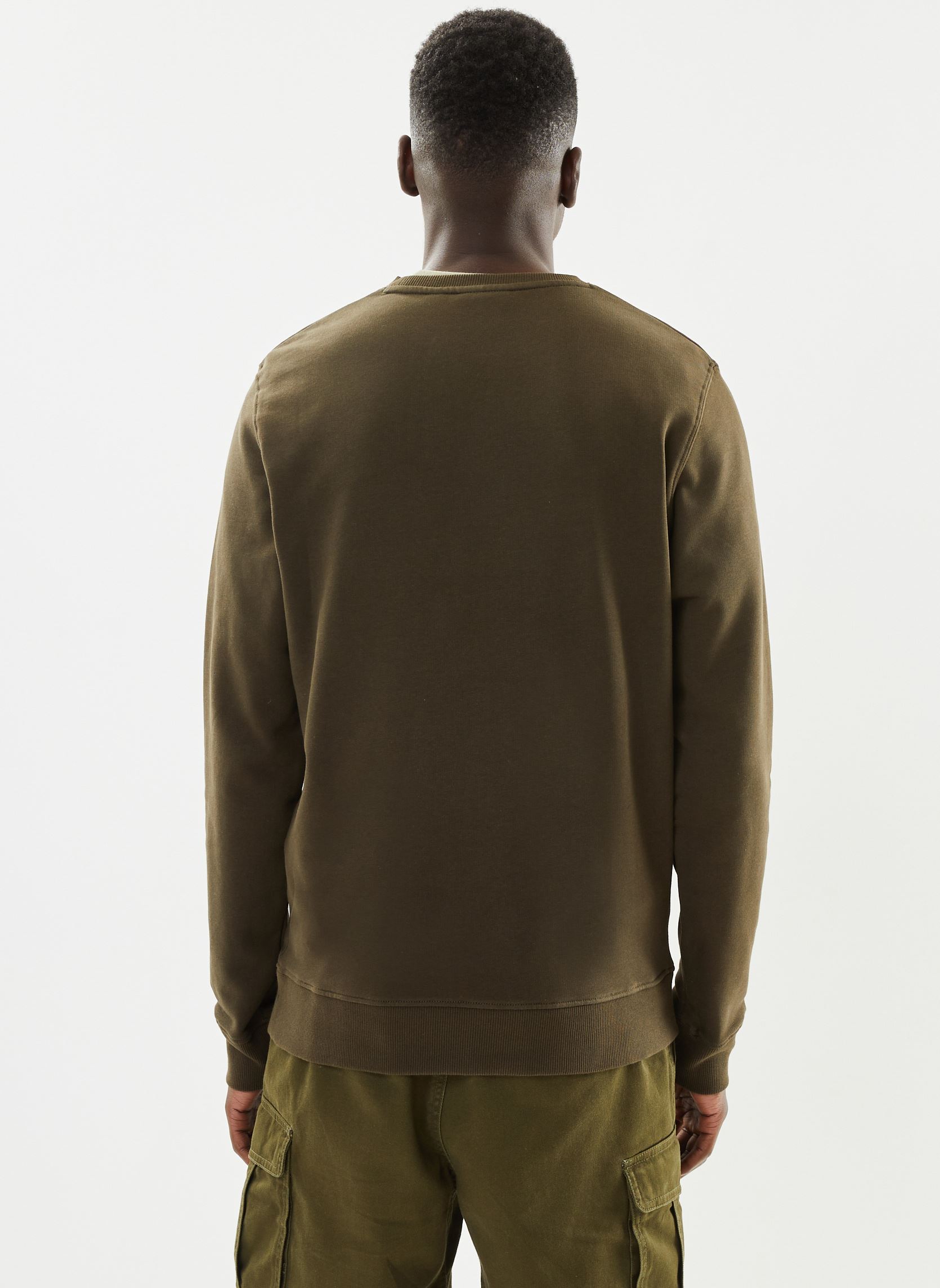 Sweatshirts Crew Neck Sweatshirt heren groen Lyle & Scott Sweatshirts Crew Neck Sweatshirt heren groen W485 OLIVE
