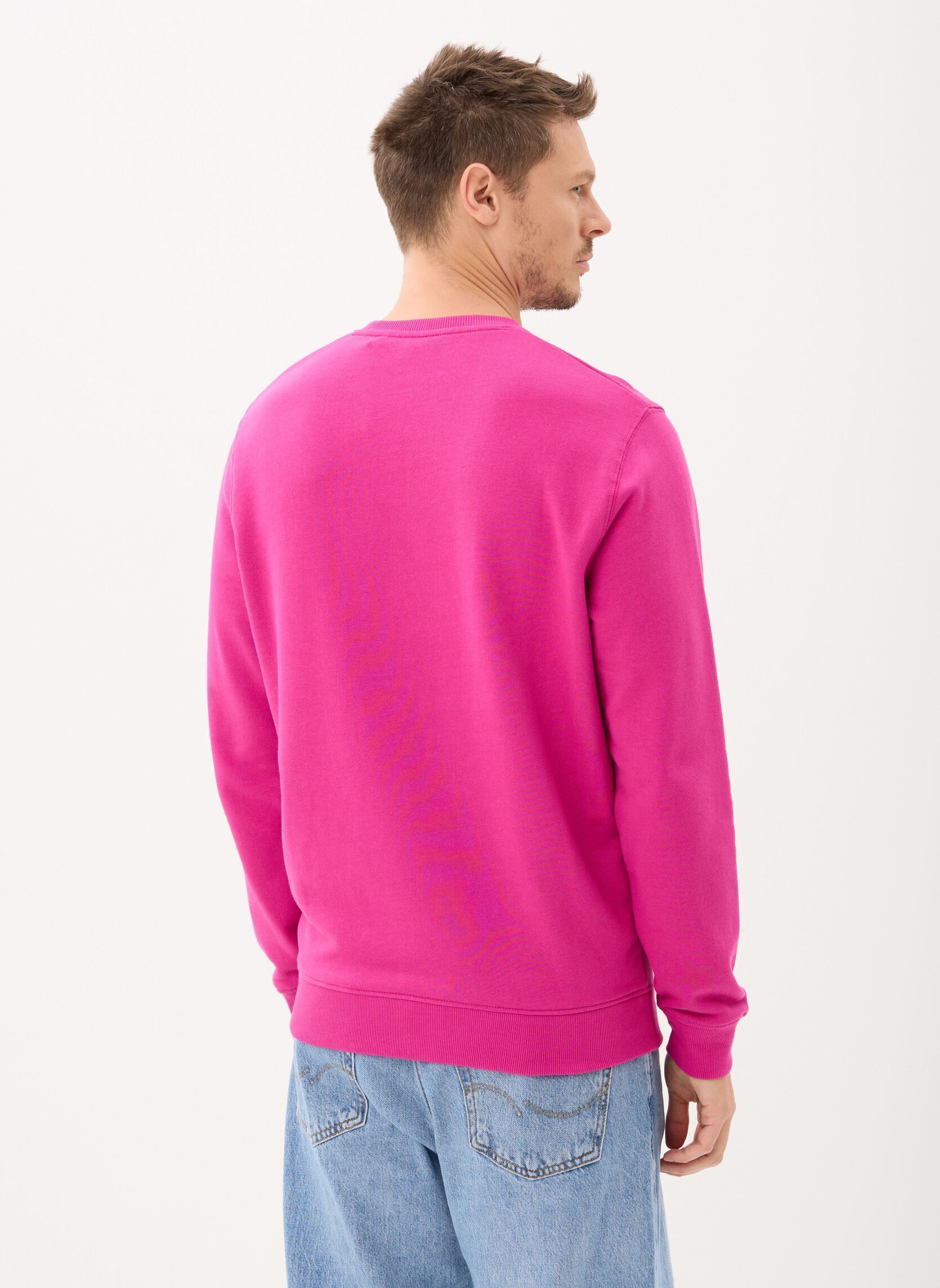 Sweats Crew Neck Sweatshirt homme rose Lyle & Scott Sweats Crew Neck Sweatshirt homme rose FUSHIA