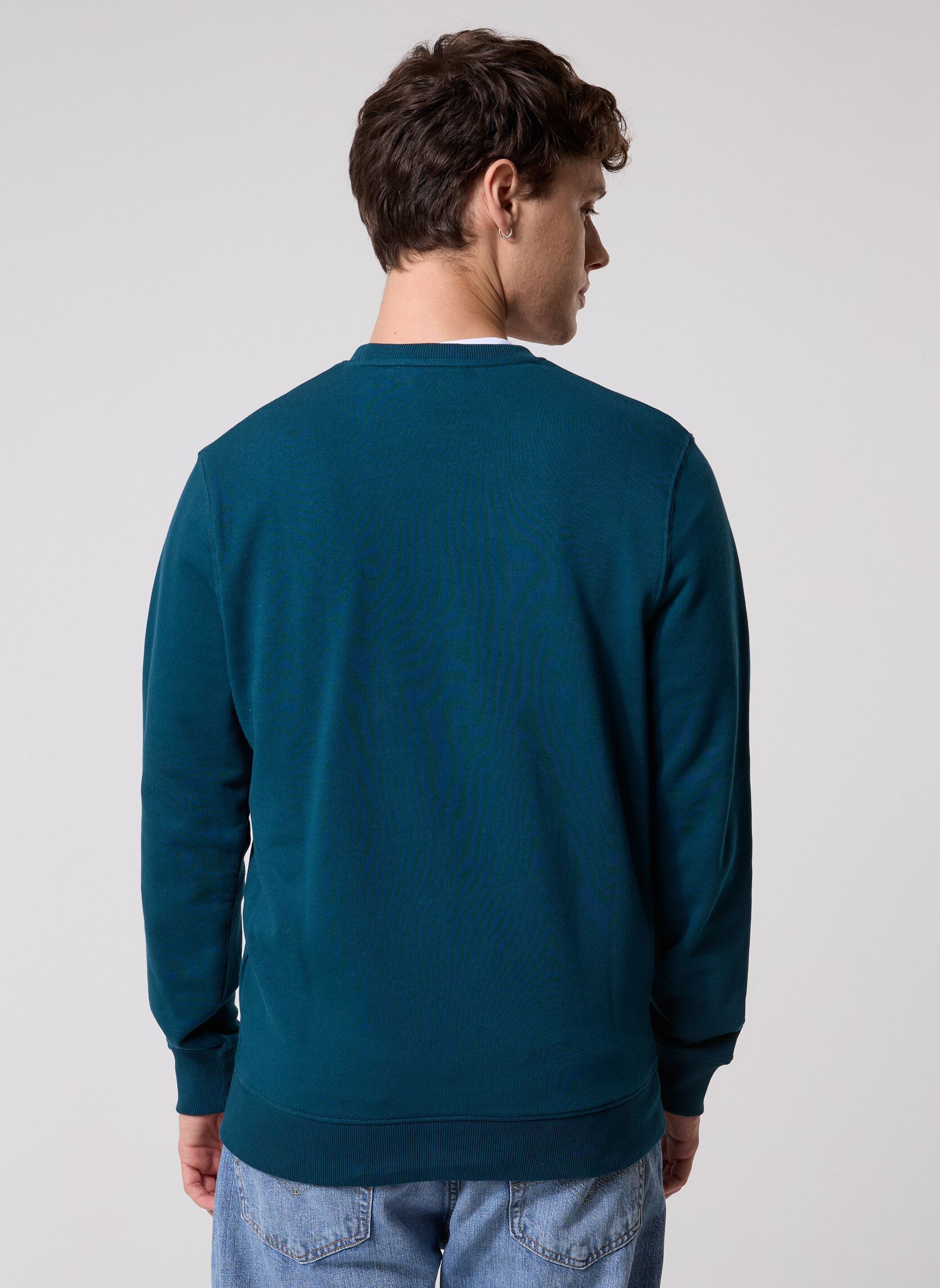 Sweatshirts Crew Neck Sweatshirt herren blau Lyle & Scott Sweatshirts Crew Neck Sweatshirt herren blau RICH TEAL