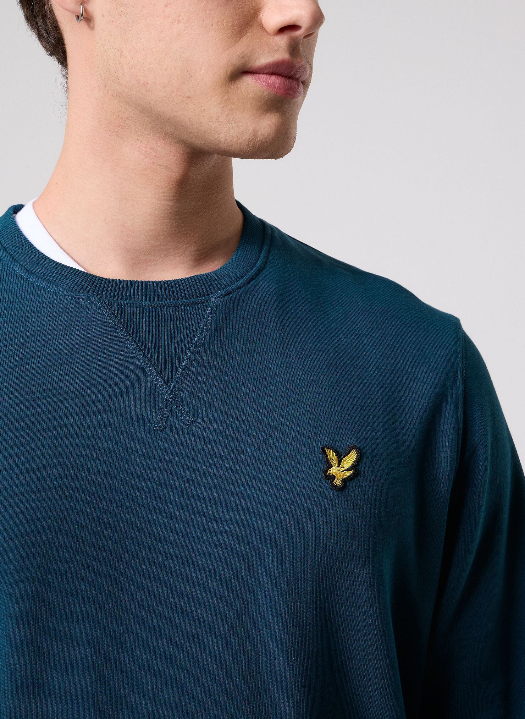 Sweatshirts Crew Neck Sweatshirt herren blau Lyle & Scott Sweatshirts Crew Neck Sweatshirt herren blau RICH TEAL