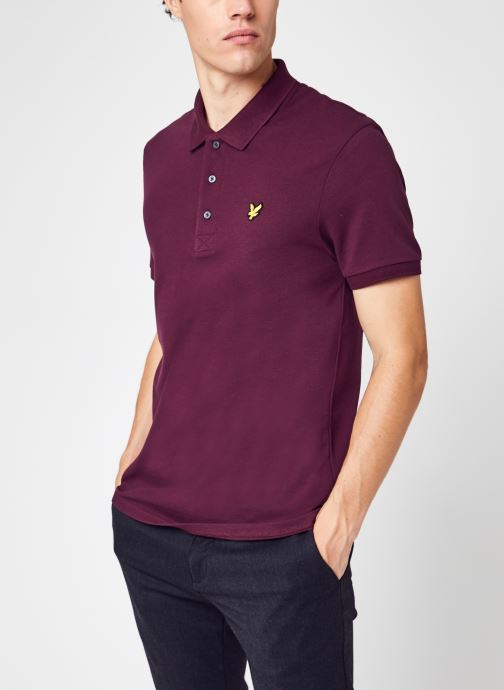 Lyle & Scott Poloshirts Plain Polo Shirt herren bordeaux