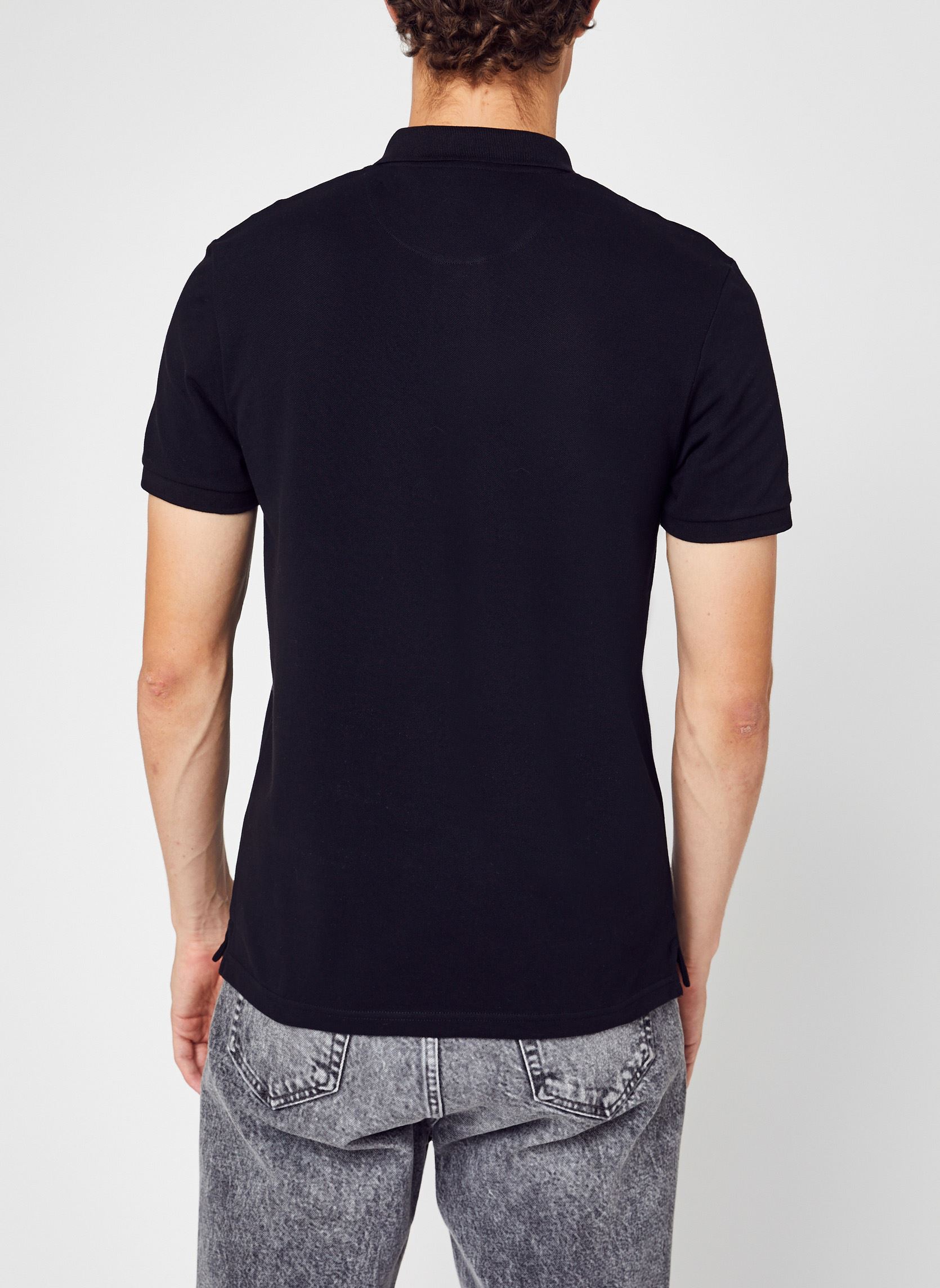 Polos Plain Polo Shirt homme noir Lyle & Scott Polos Plain Polo Shirt homme noir JET BLACK