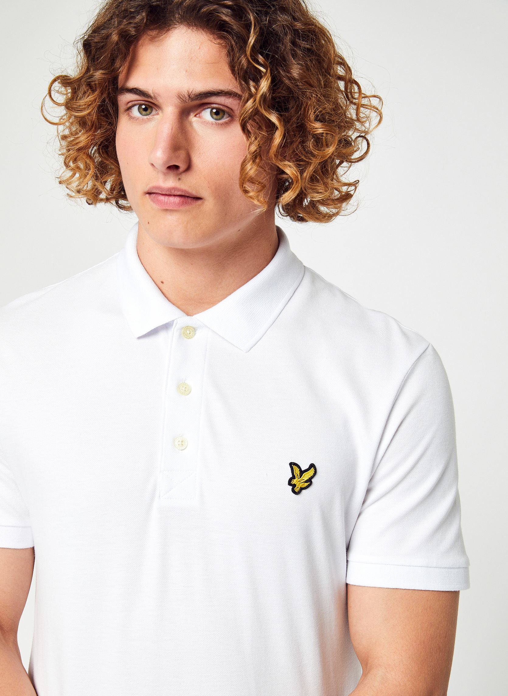 Poloshirts Plain Polo Shirt herren weiß Lyle & Scott Poloshirts Plain Polo Shirt herren weiß WHITE