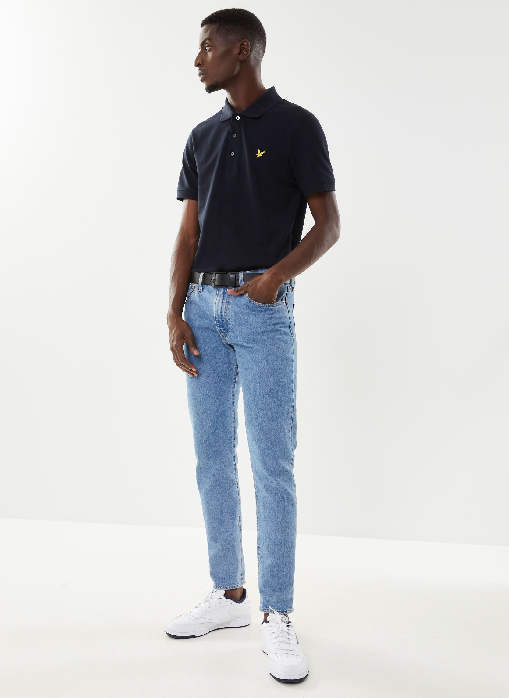 Poloshirts Plain Polo Shirt herren blau Lyle & Scott Poloshirts Plain Polo Shirt herren blau DARK NAVY