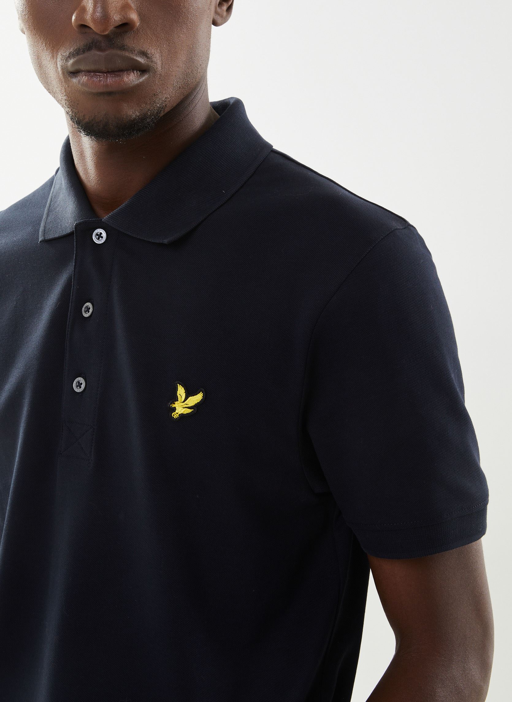 Poloshirts Plain Polo Shirt herren blau Lyle & Scott Poloshirts Plain Polo Shirt herren blau DARK NAVY