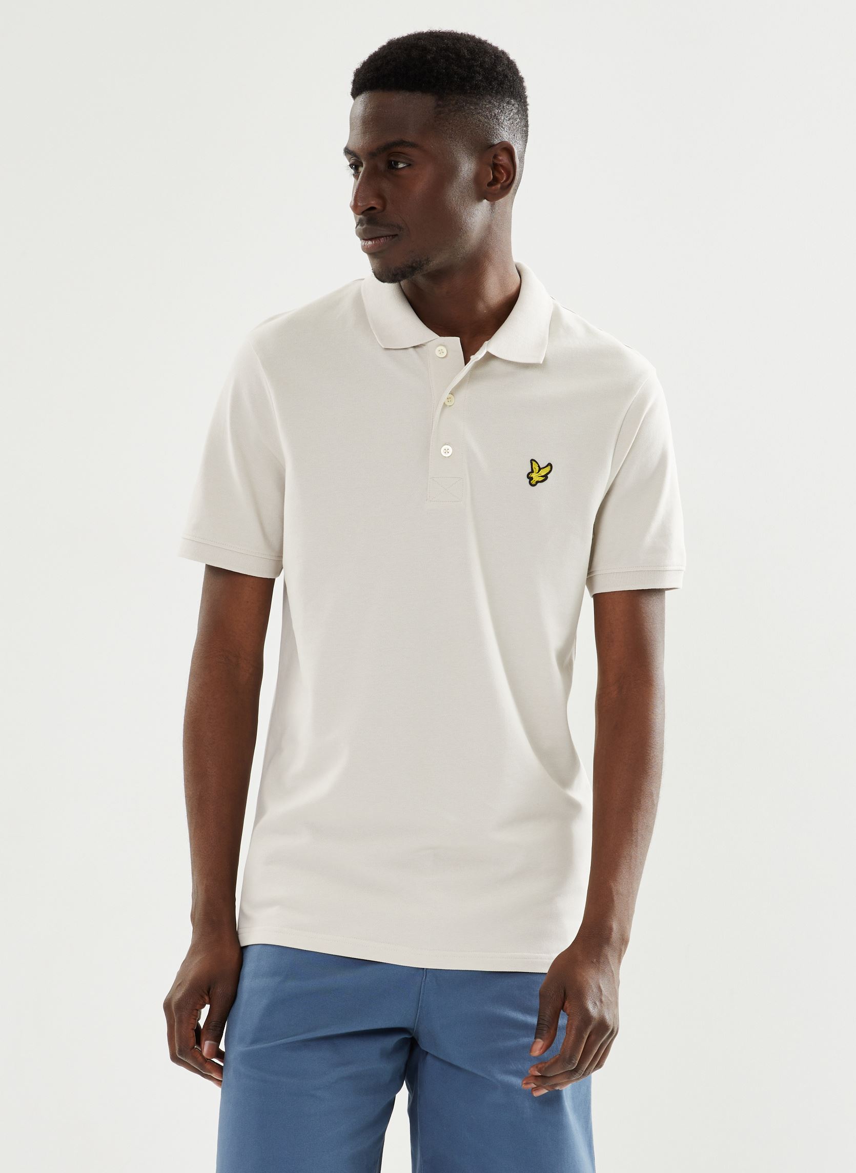 Polos Plain Polo Shirt homme beige Lyle & Scott Polos Plain Polo Shirt homme beige COVE