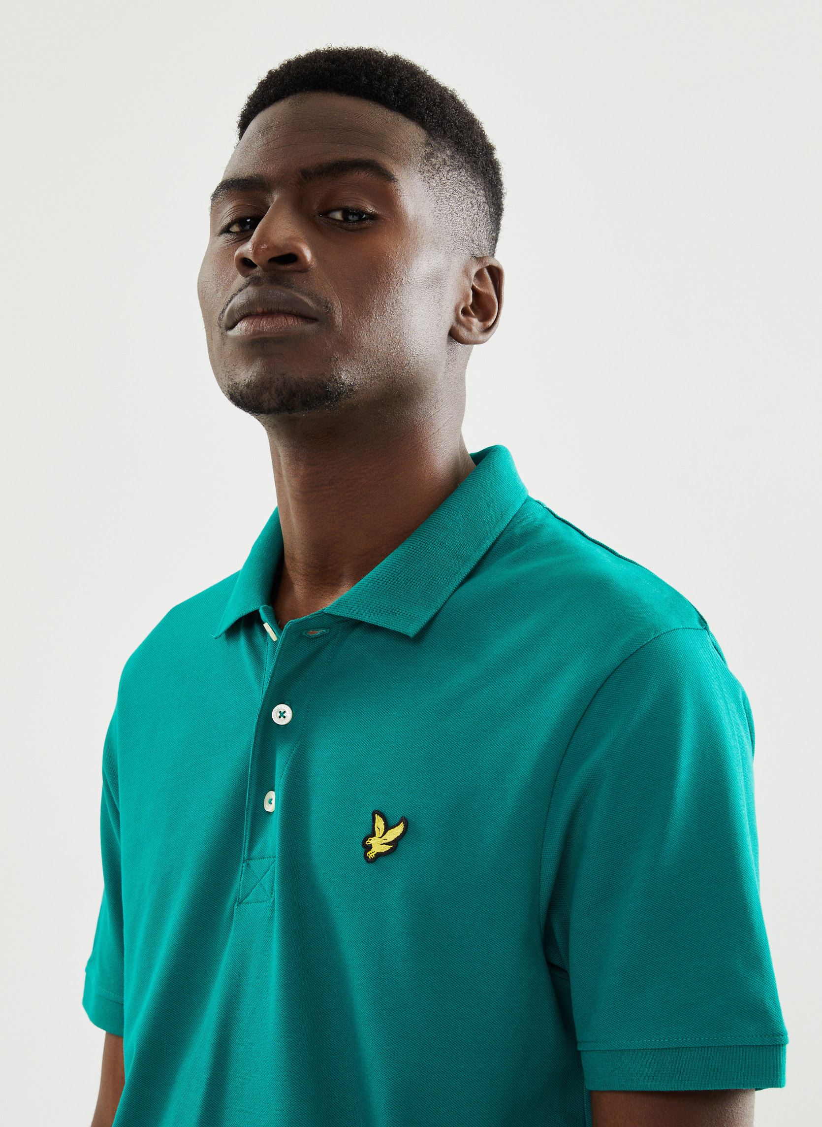 Polos Plain Polo Shirt homme vert Lyle & Scott Polos Plain Polo Shirt homme vert COURT GREEN