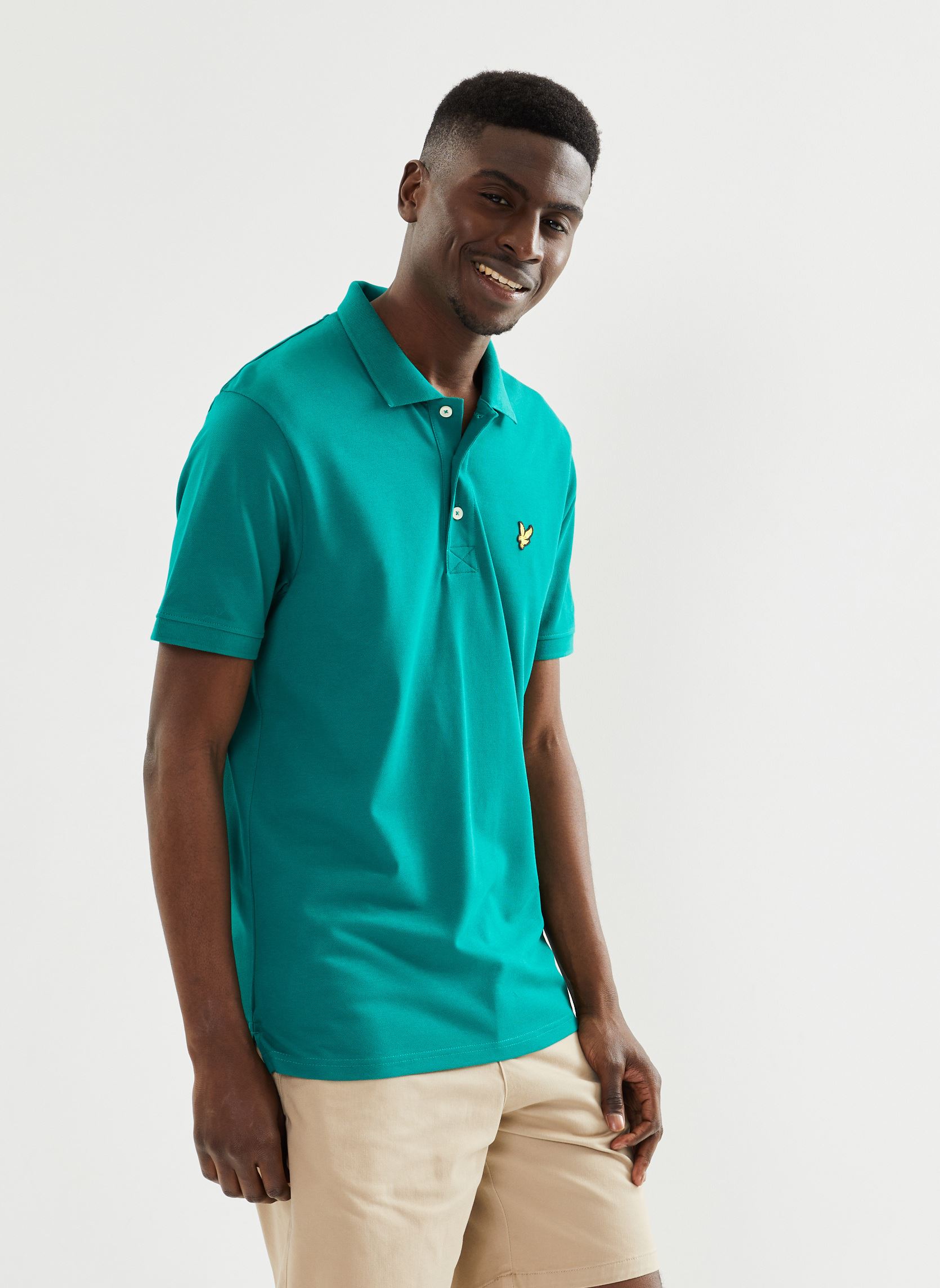 Polos Plain Polo Shirt homme vert Lyle & Scott Polos Plain Polo Shirt homme vert COURT GREEN
