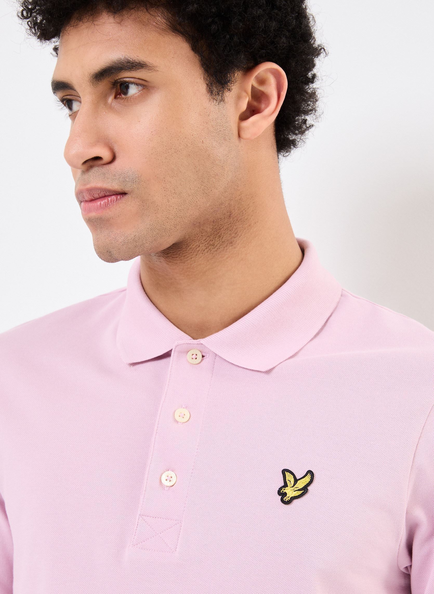 Polos Plain Polo Shirt homme rose Lyle & Scott Polos Plain Polo Shirt homme rose PINK LIGHT